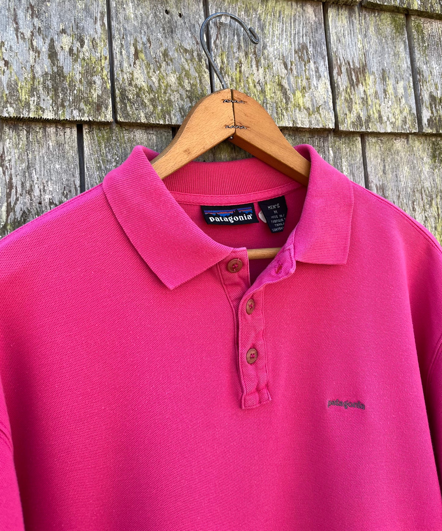 90s Patagonia Cotton Piqué Polo Shirt (M/L)