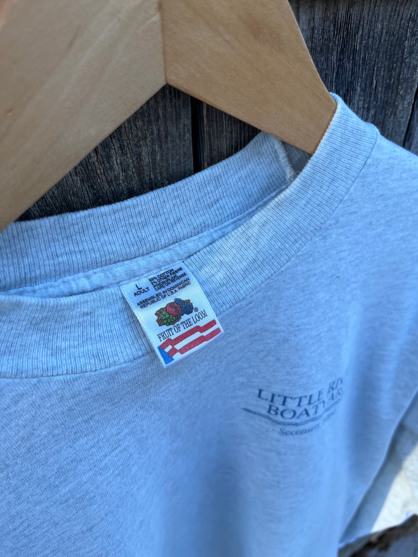90s Little River Boatyard Seconsett Island Long Sleeve T-Shirt
