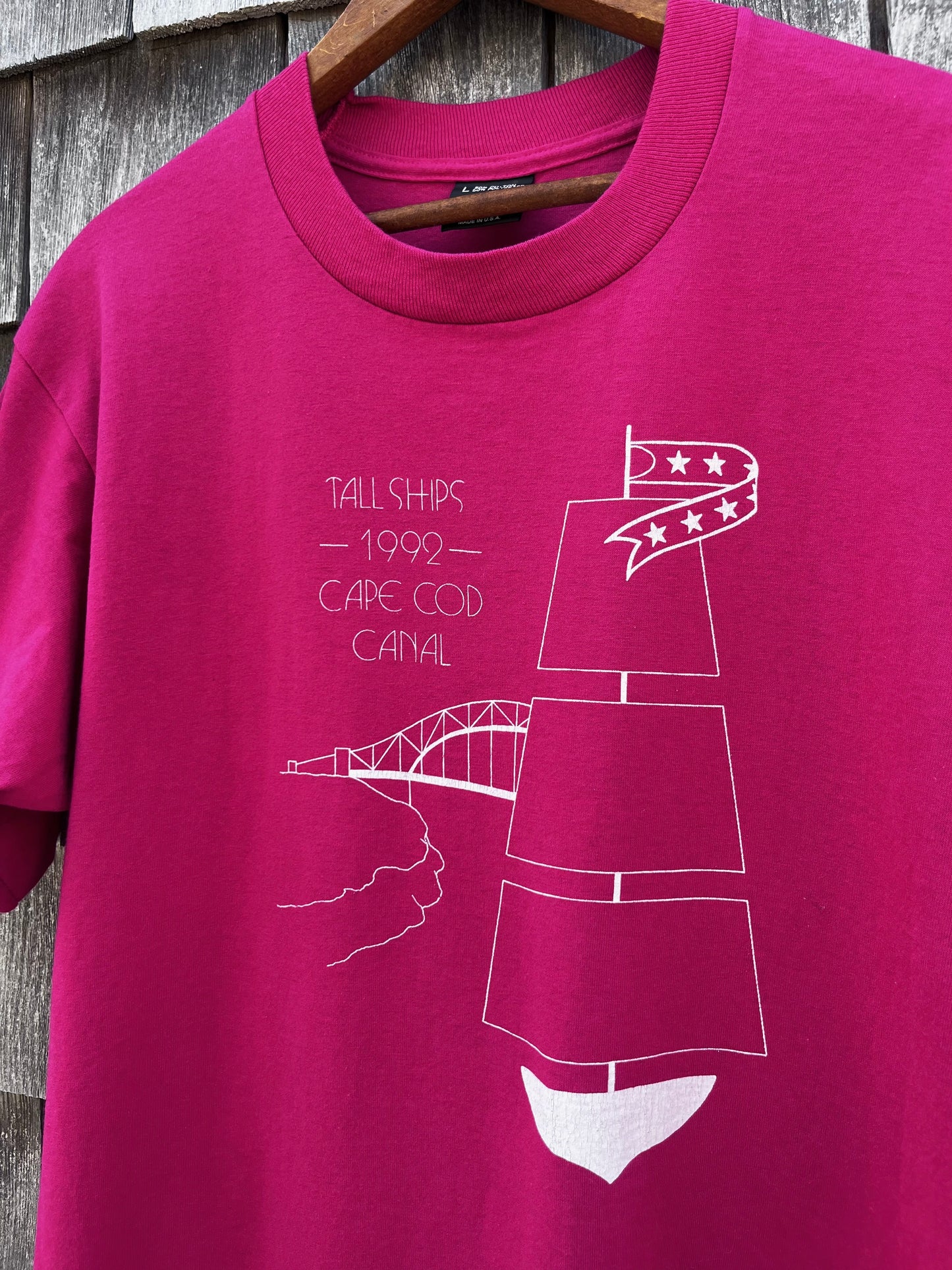 90s Tall Ships Cape Cod Canal T-Shirt