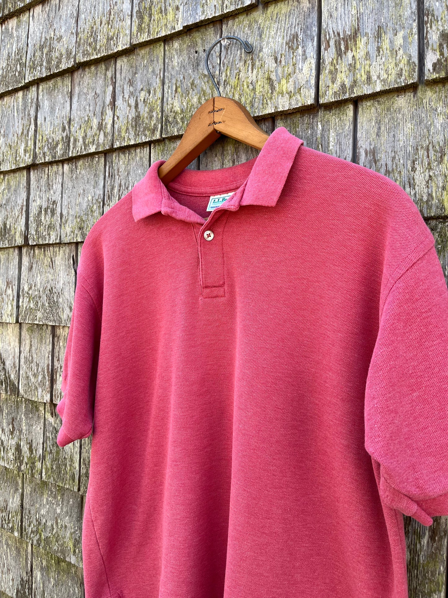 90s L.L. Bean ‘Double L’ Cotton Polo Shirt (M/L)
