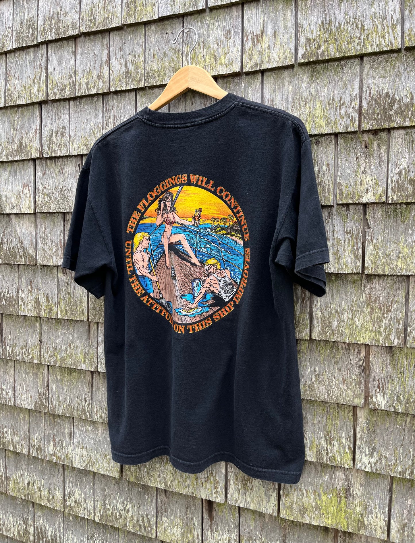 90s Latitudes & Attitudes Sailing Magazine T-Shirt (L)