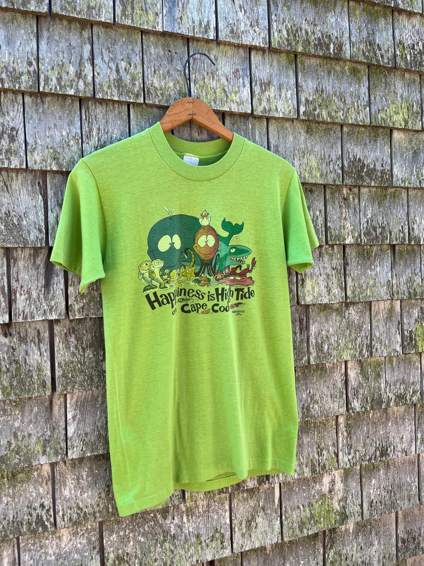 80s Happiness is High Tide on Cape Cod T-Shirt (XS/S)