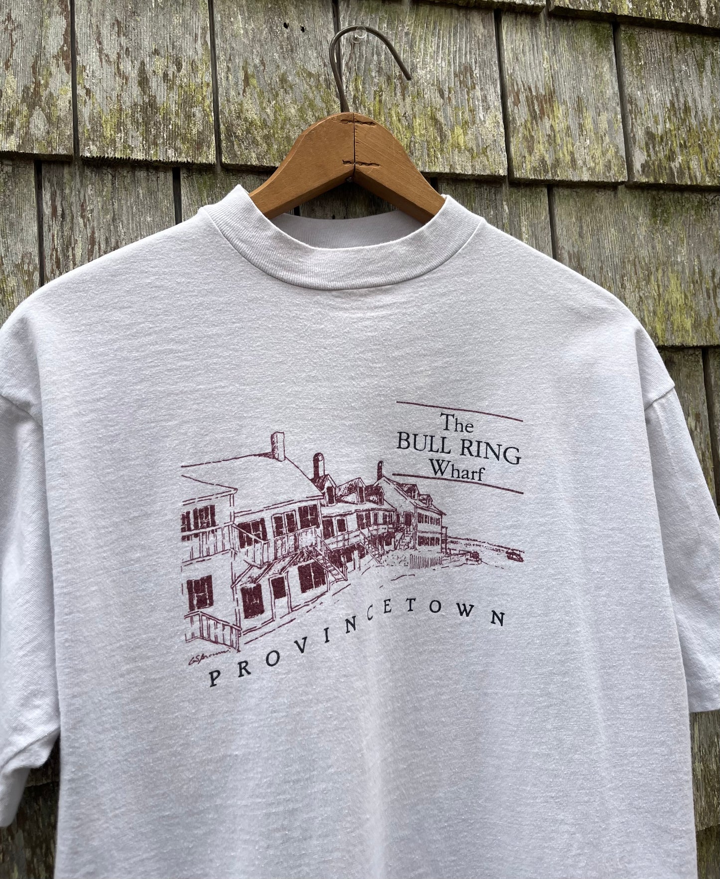 90s Bull Ring Wharf Provincetown T-Shirt (M)