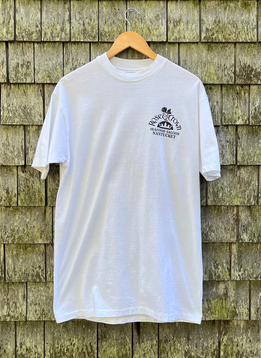 90s The Rose & Crown Seafood Saloon Nantucket T-Shirt (M/L)
