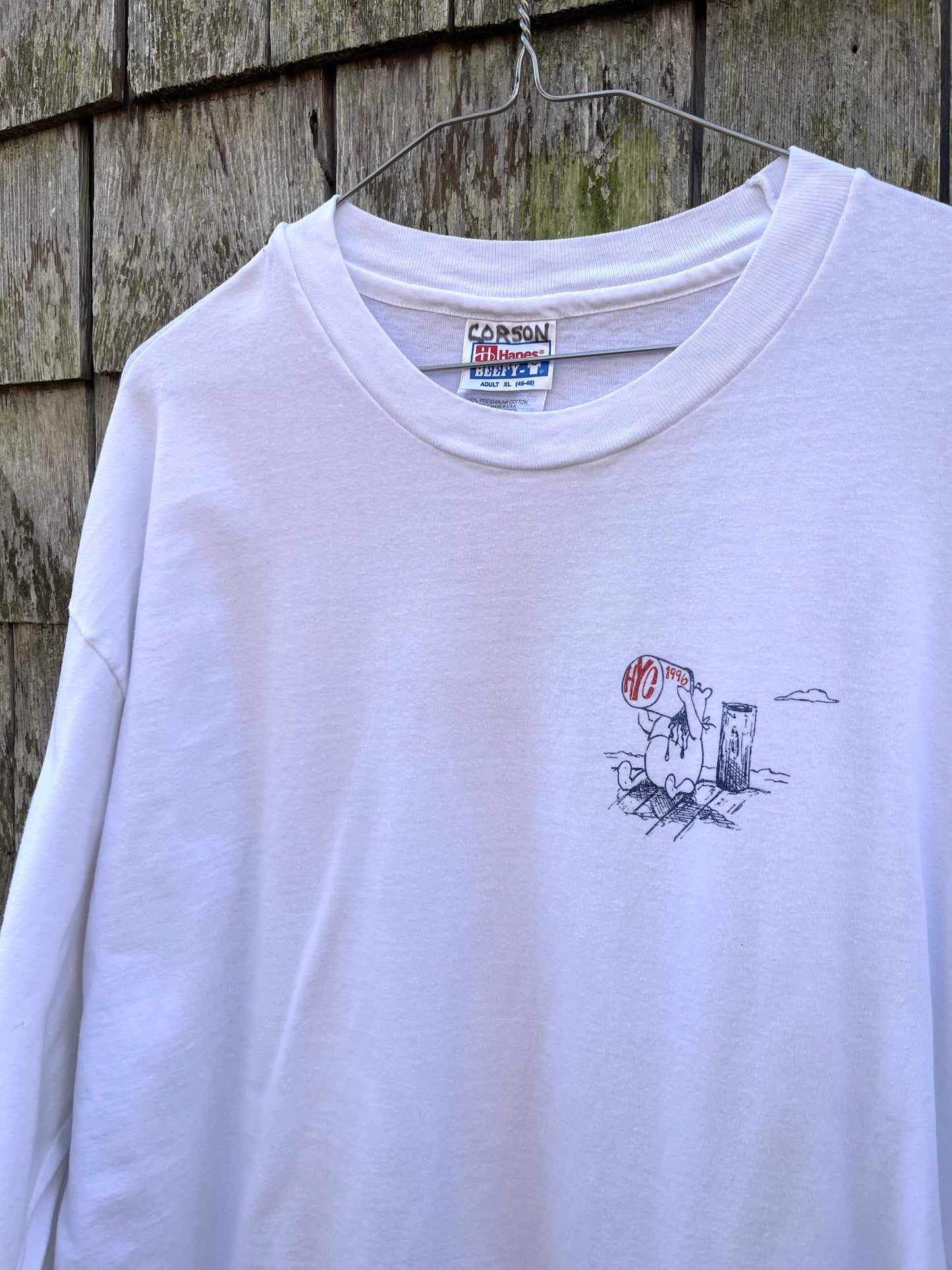 90s Hyannis Yacht Club Invitational Race Winnie The Pooh Long Sleeve T-Shirt (L/XL)