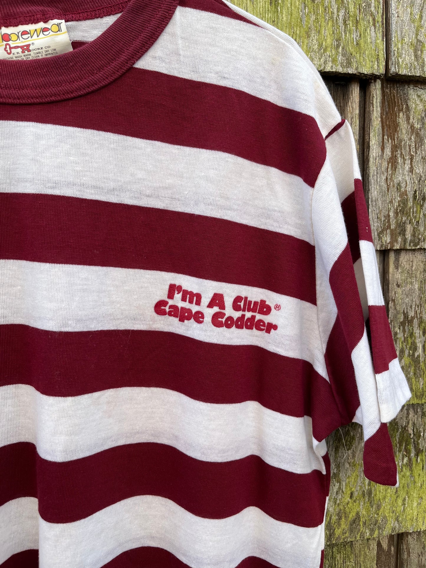 80s Club Cape Codder Falmouth Striped T-Shirt (L/XL)