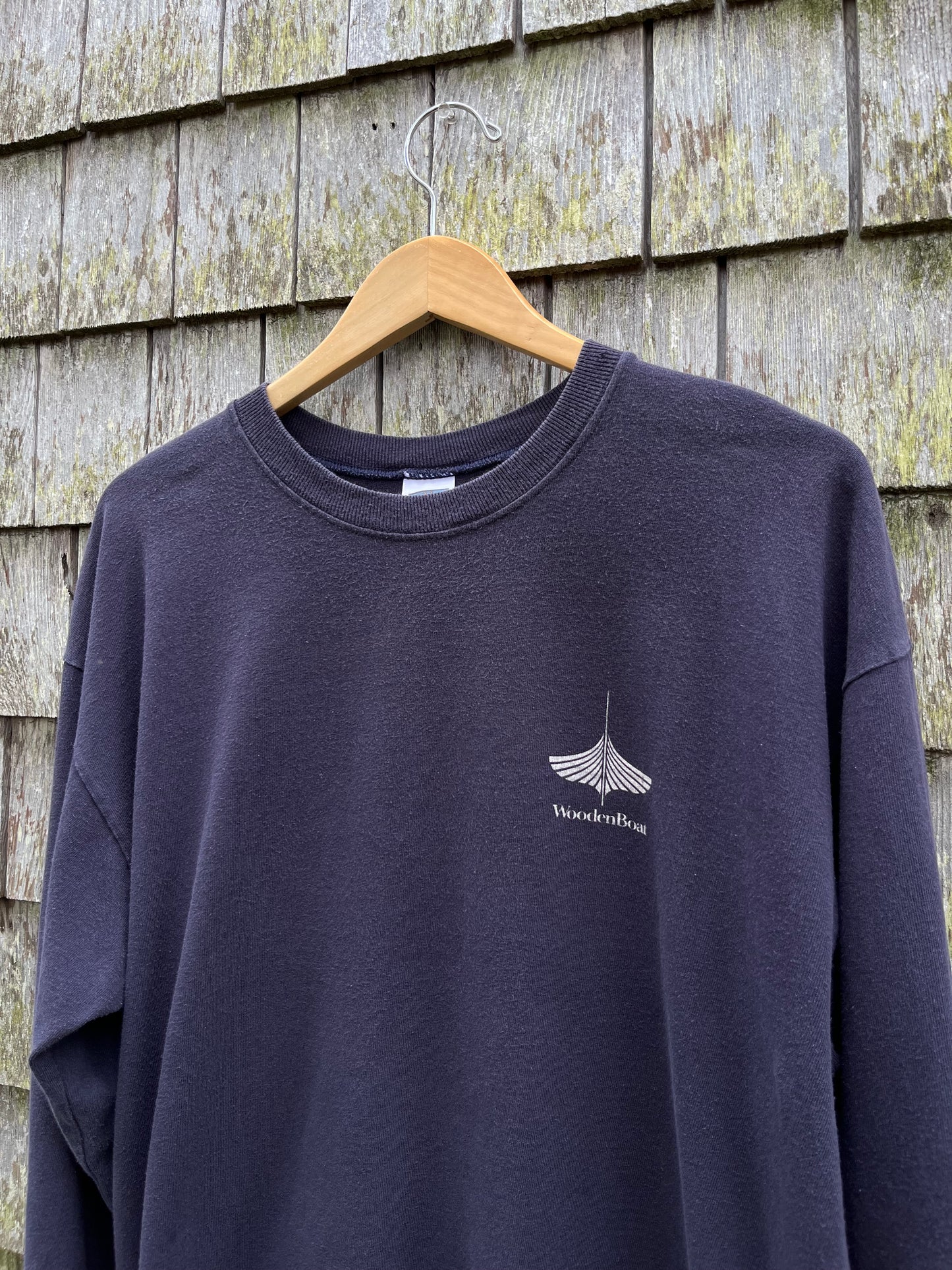 90s WoodenBoat Magazine Long Sleeve T-Shirt (XL)