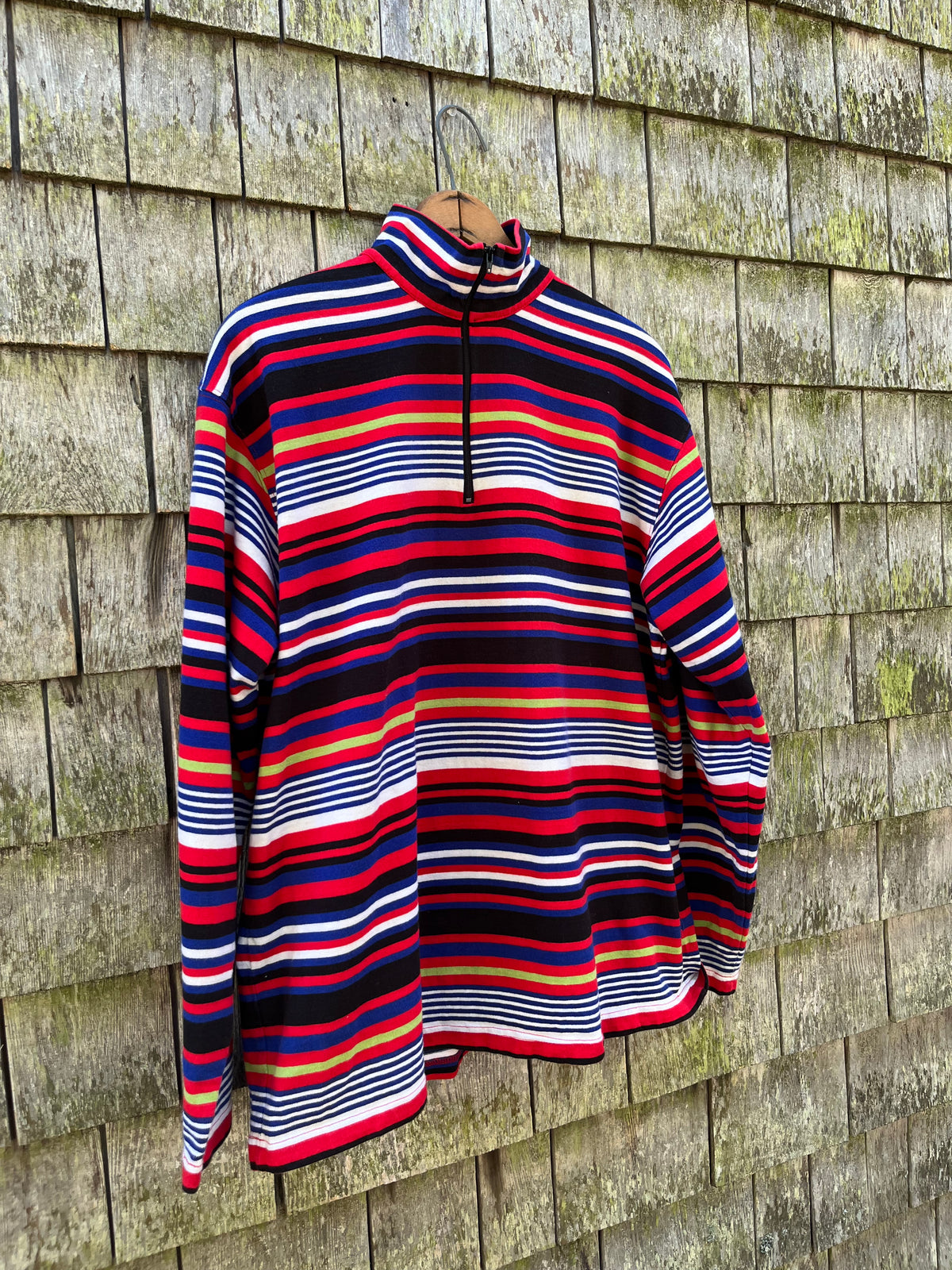 90s J.Crew Cotton Quarter Zip Pullover Shirt (L/XL)