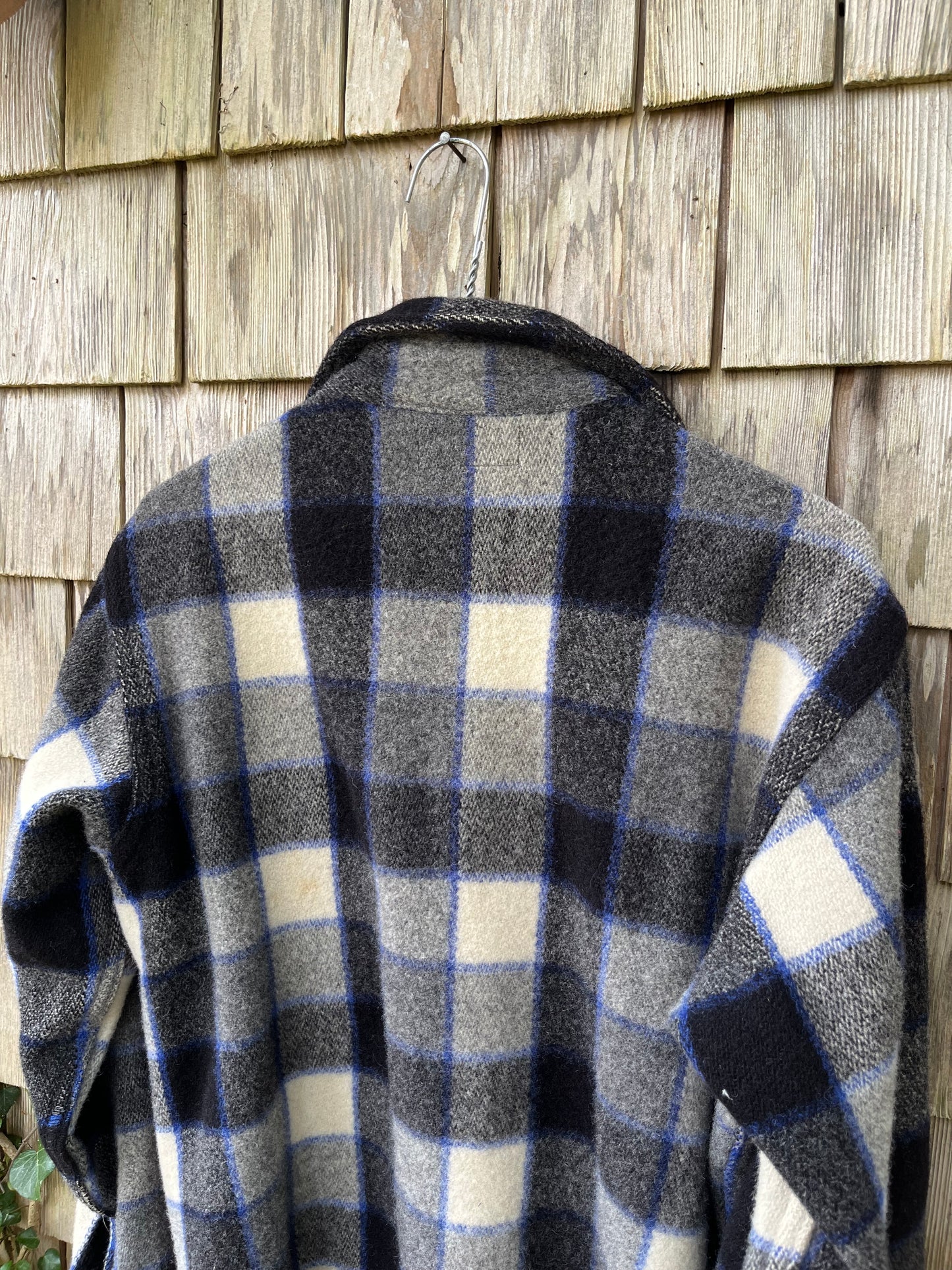 50s Abercrombie & Fitch Heavyweight Wool Button Up Shirt (M)