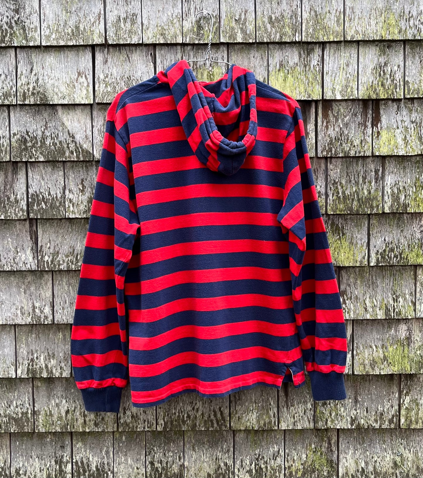 80s Brooks Brothers Hooded Rugby Shirt (L)
