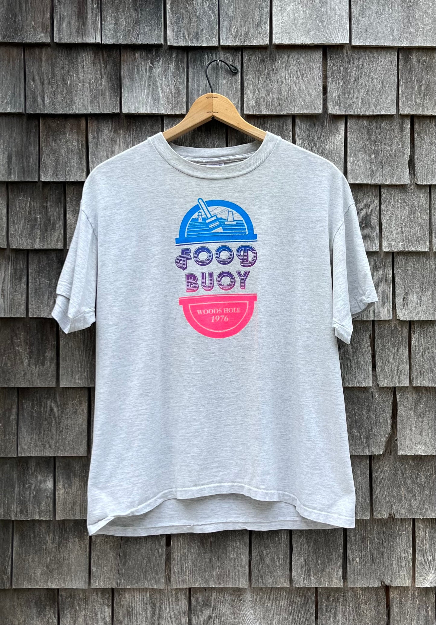 90s Food Buoy Woods Hole T-Shirt XL