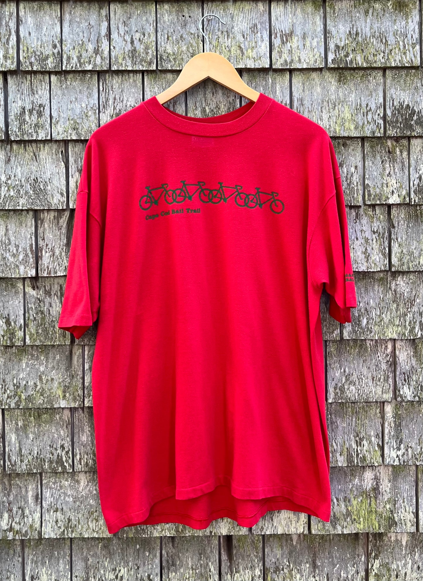 80s Pleasant Lake General Store Cape Cod Rail Trail T-Shirt (XL)