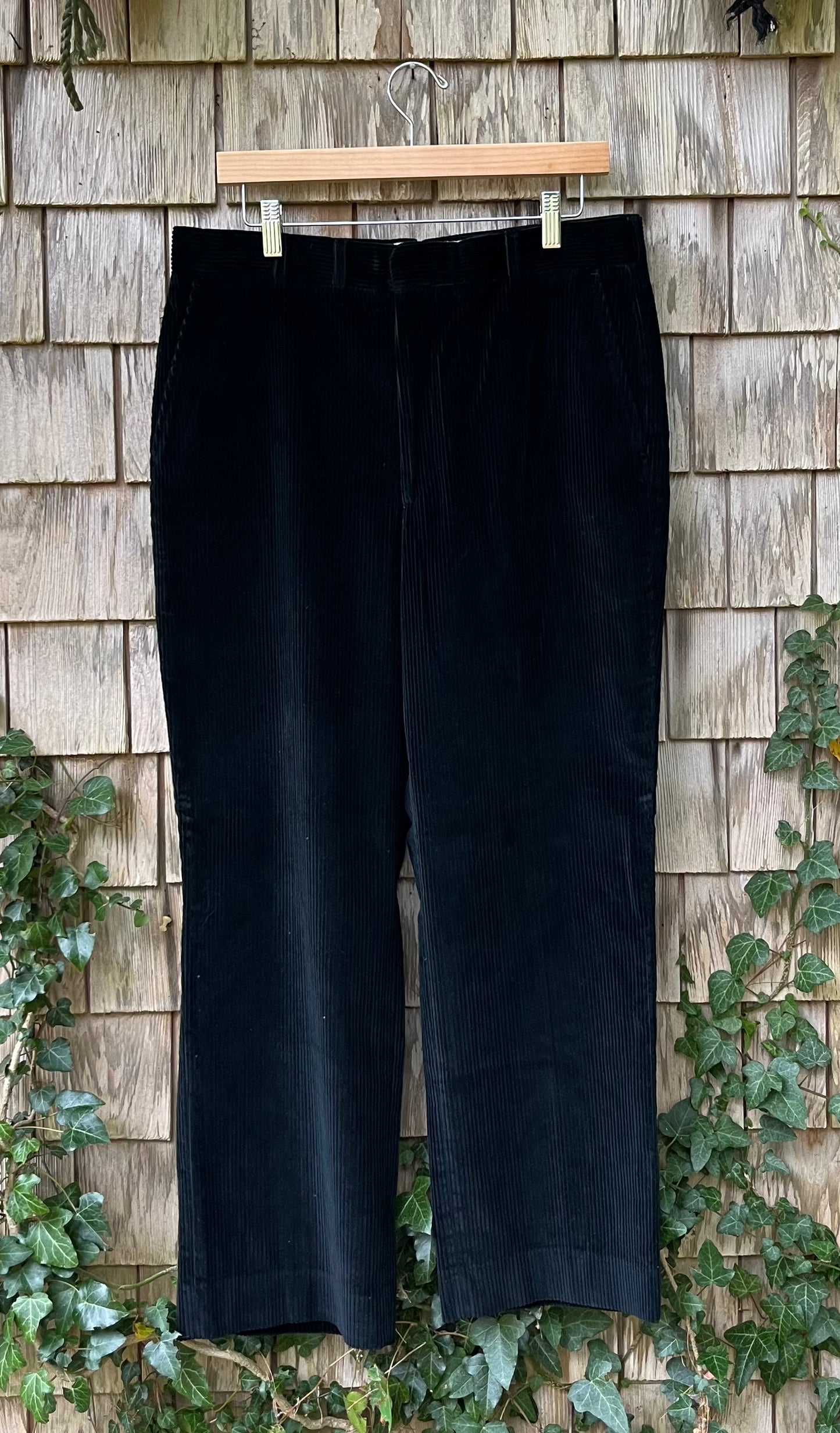 90s Corbin Wide Wale Corduroy Flat Front Trousers (32/29)
