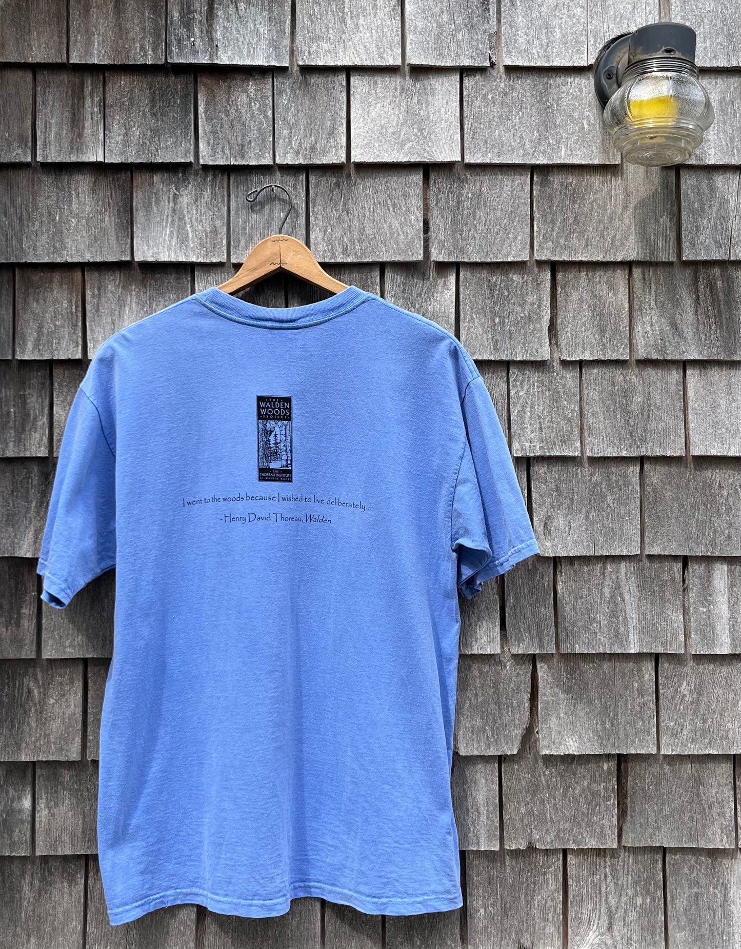 00s Walden Woods project Henry David Thoreau's Walden Sesquicentennial Garment Dyed T-Shirt (L)