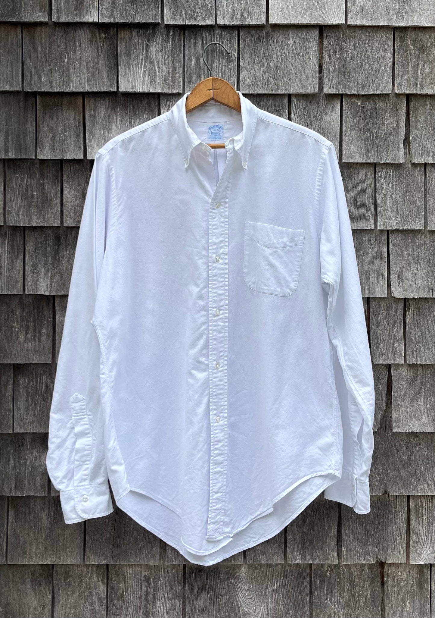 80s Brooks Brothers Makers 6-Button Oxford Cloth Button Down Shirt (15.5-5)