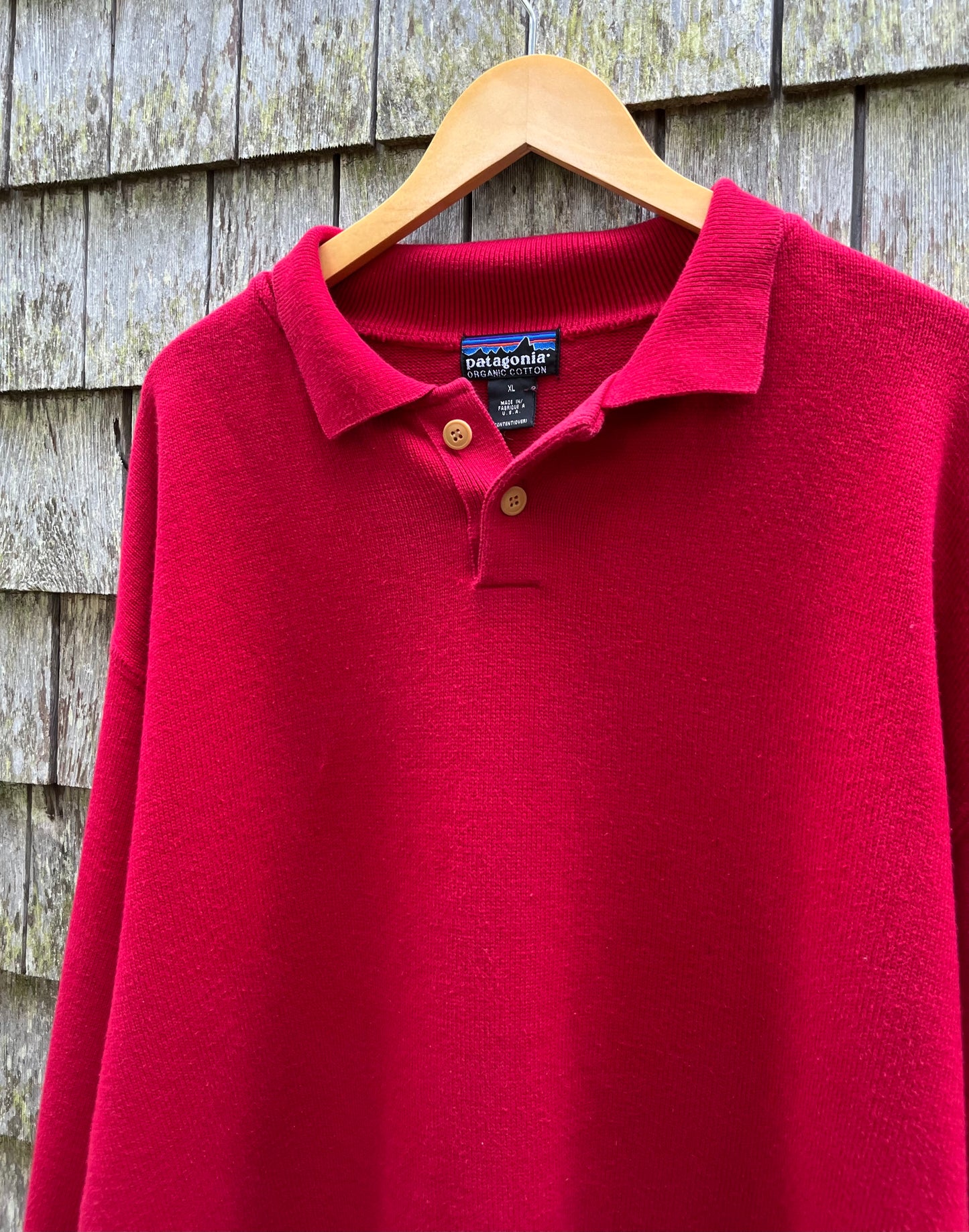 90s Patagonia Knit Cotton Pullover Shirt (XL)