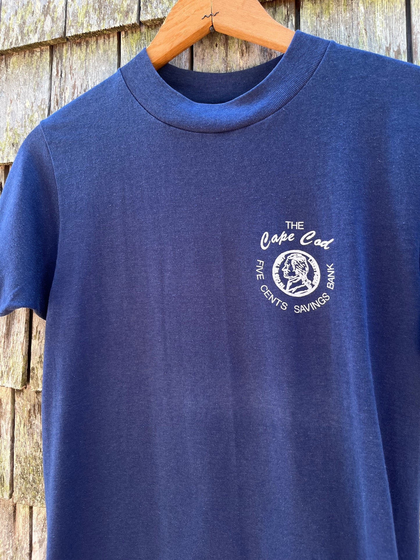 80s Cape Cod Five Cents Savings Bank T-Shirt (S/XS)