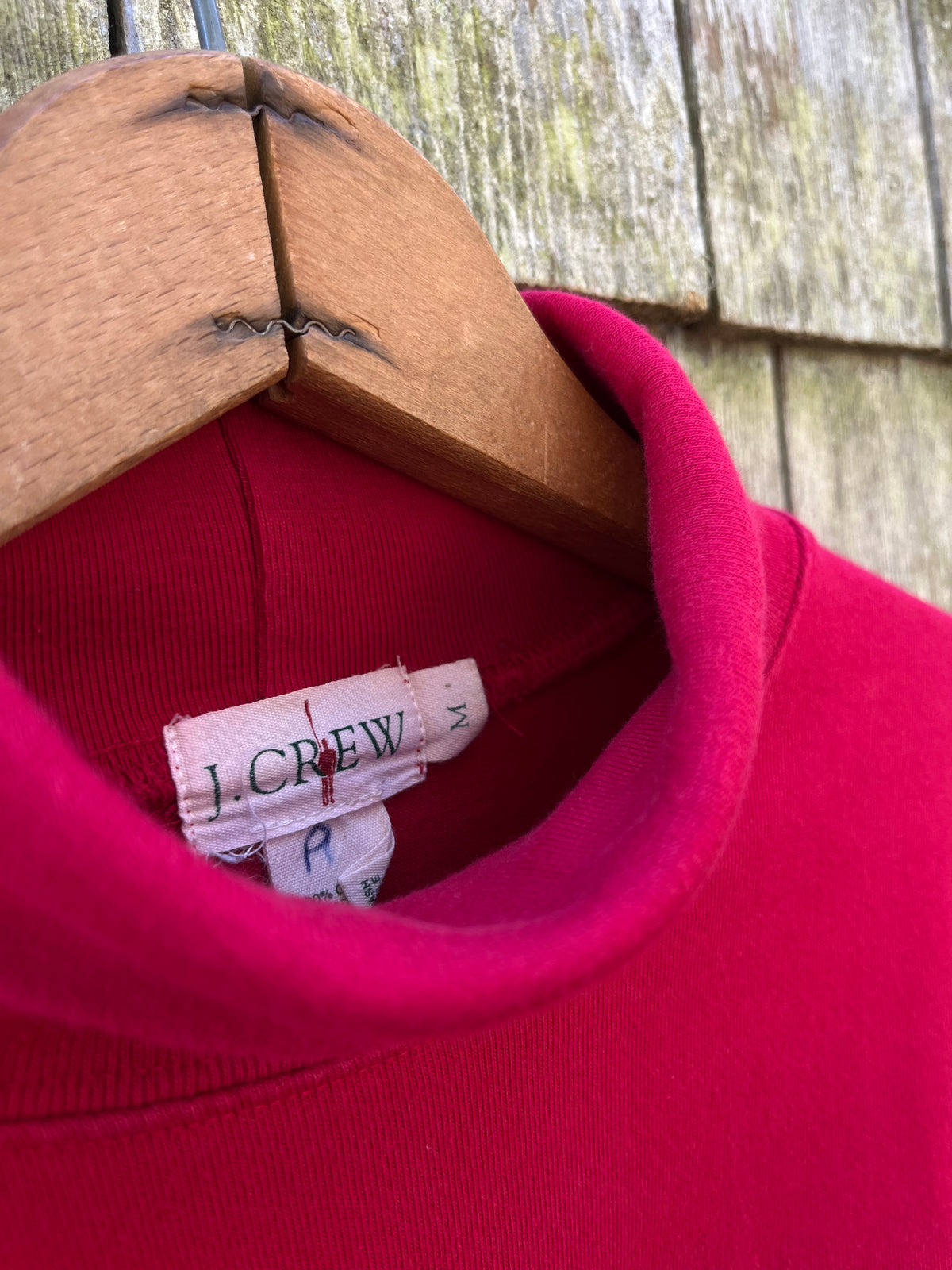 90s J.Crew Heavyweight Cotton Turtleneck Shirt (L)