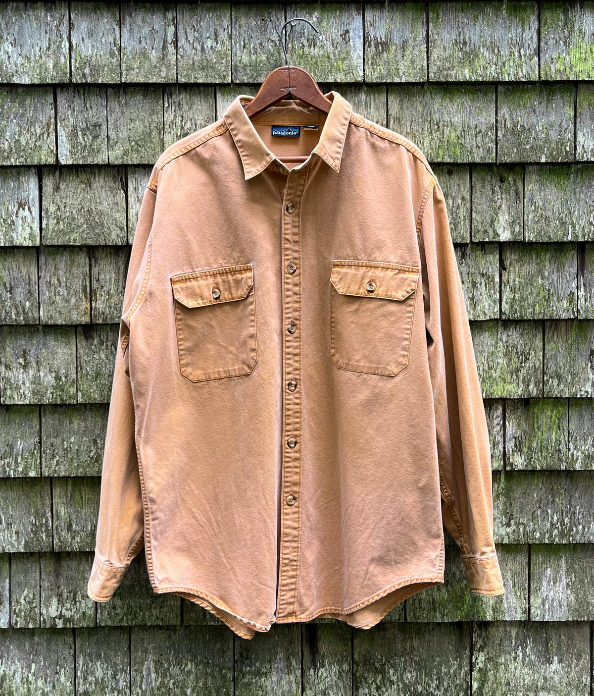 90s Patagonia Cotton Canvas Button Up Shirt (XL)