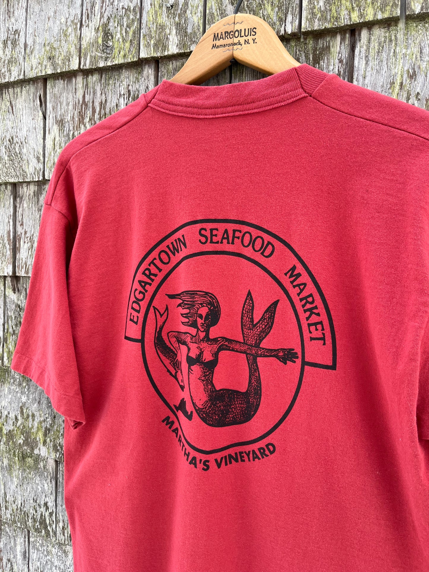90s Edgartown Seafood Market T-Shirt (L)