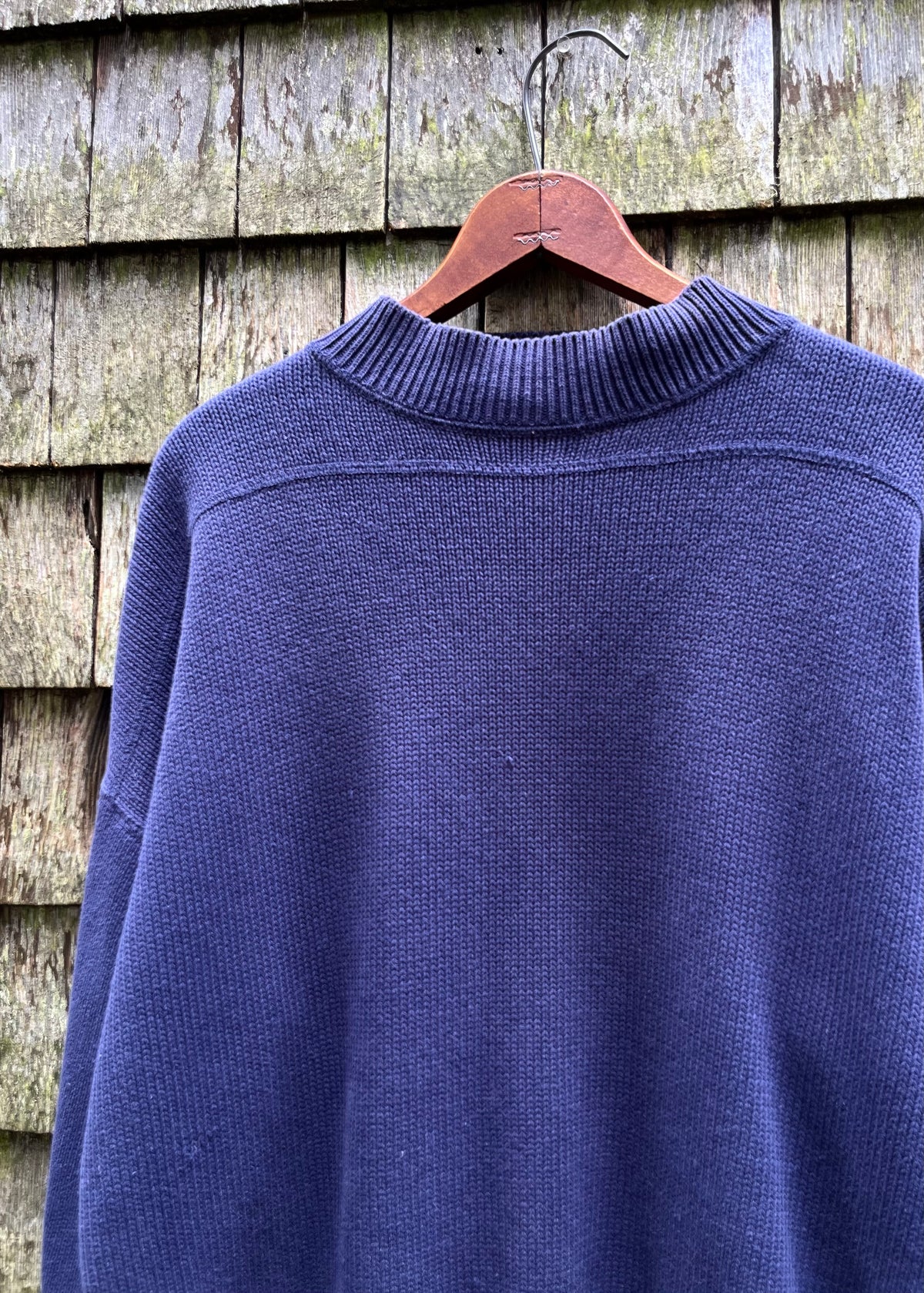 90s GAP Mock Neck Cotton Knit Sweater (L)