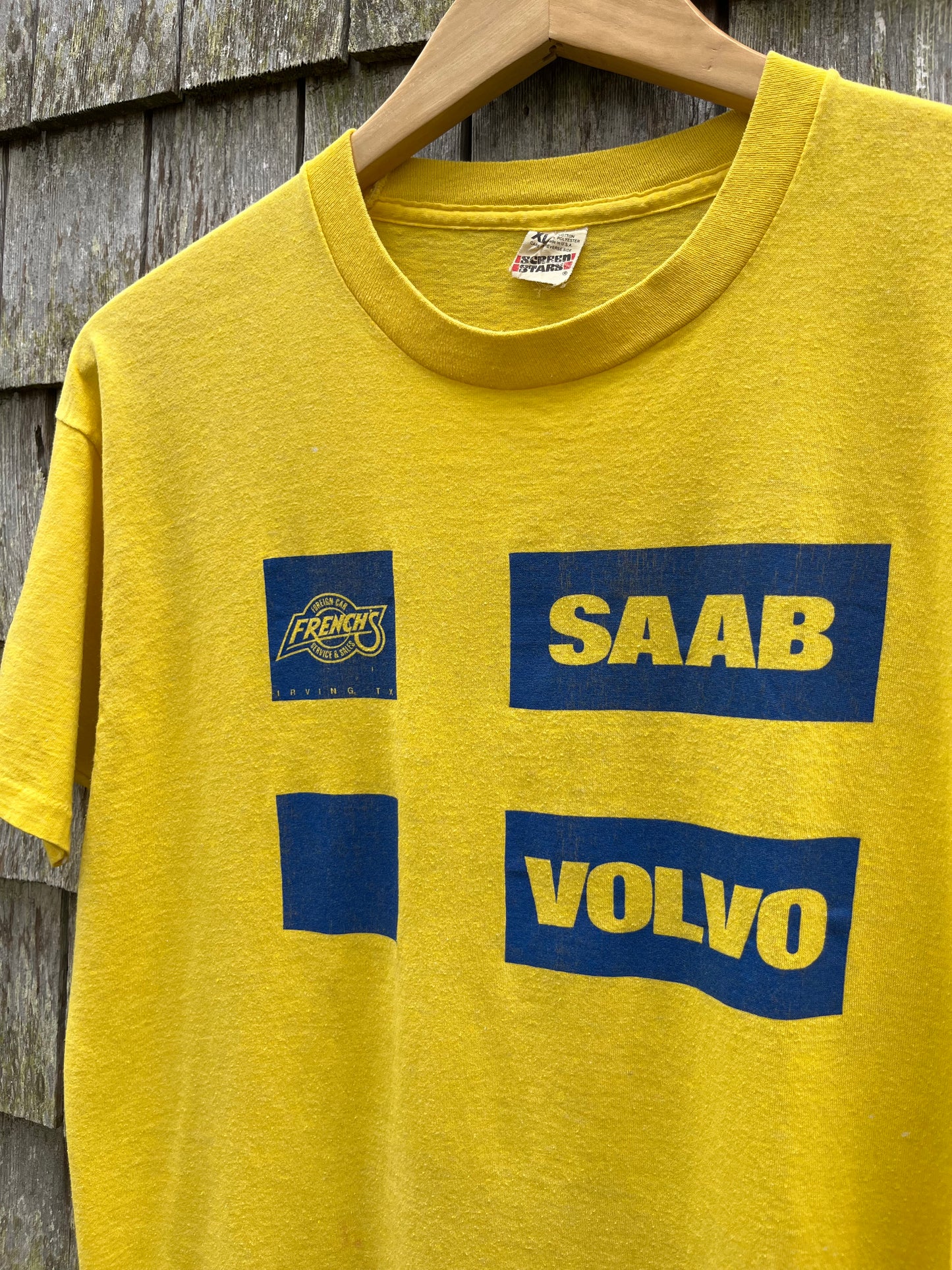 80s French’s Saab Volvo Texas T-Shirt (M)