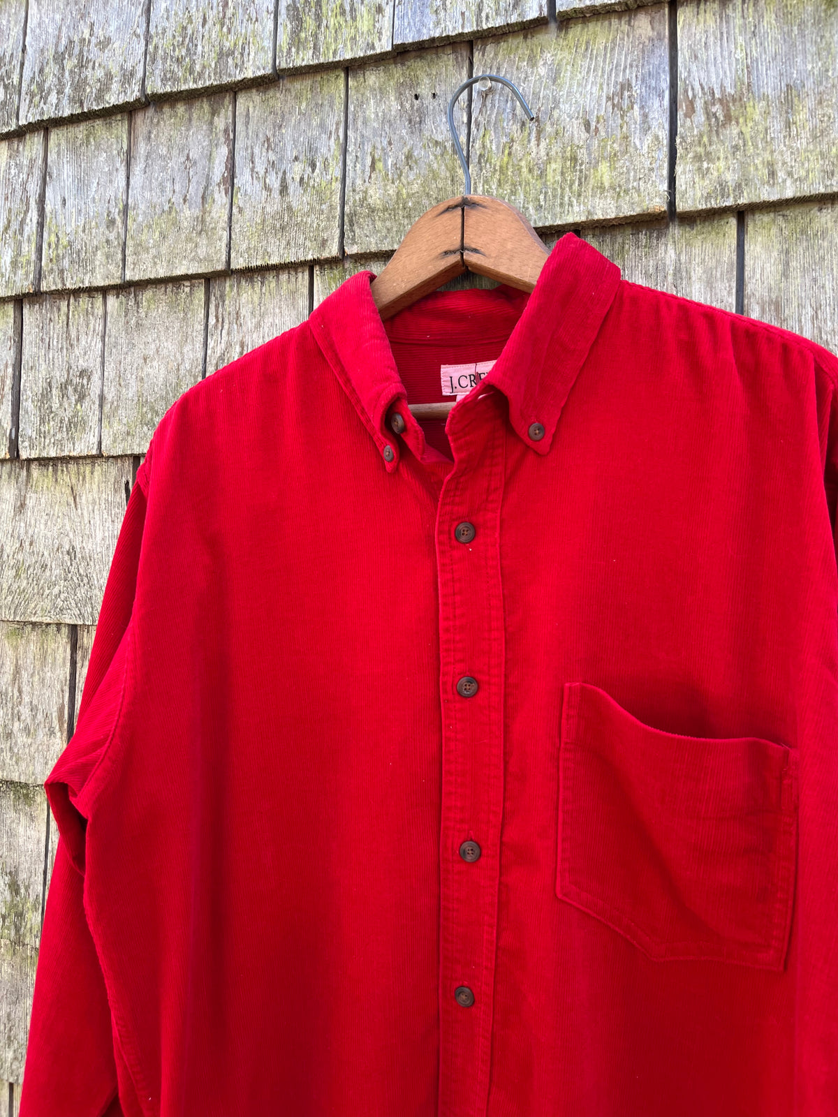 90s J.Crew Corduroy Button Down Shirt (L/XL)