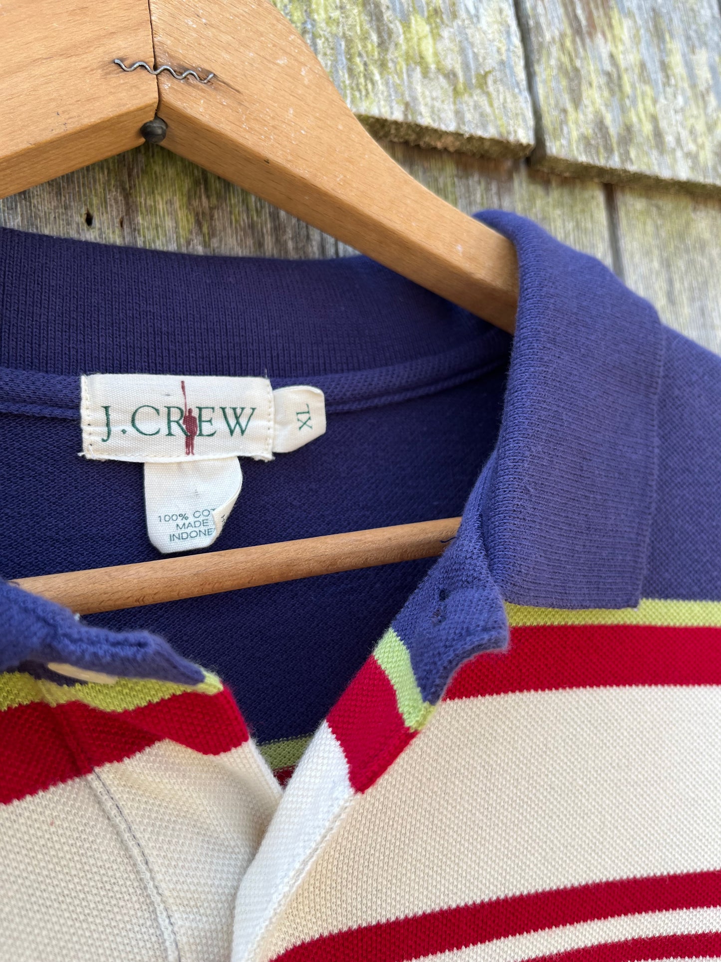 90s J.Crew Cotton Polo Shirt (XL)