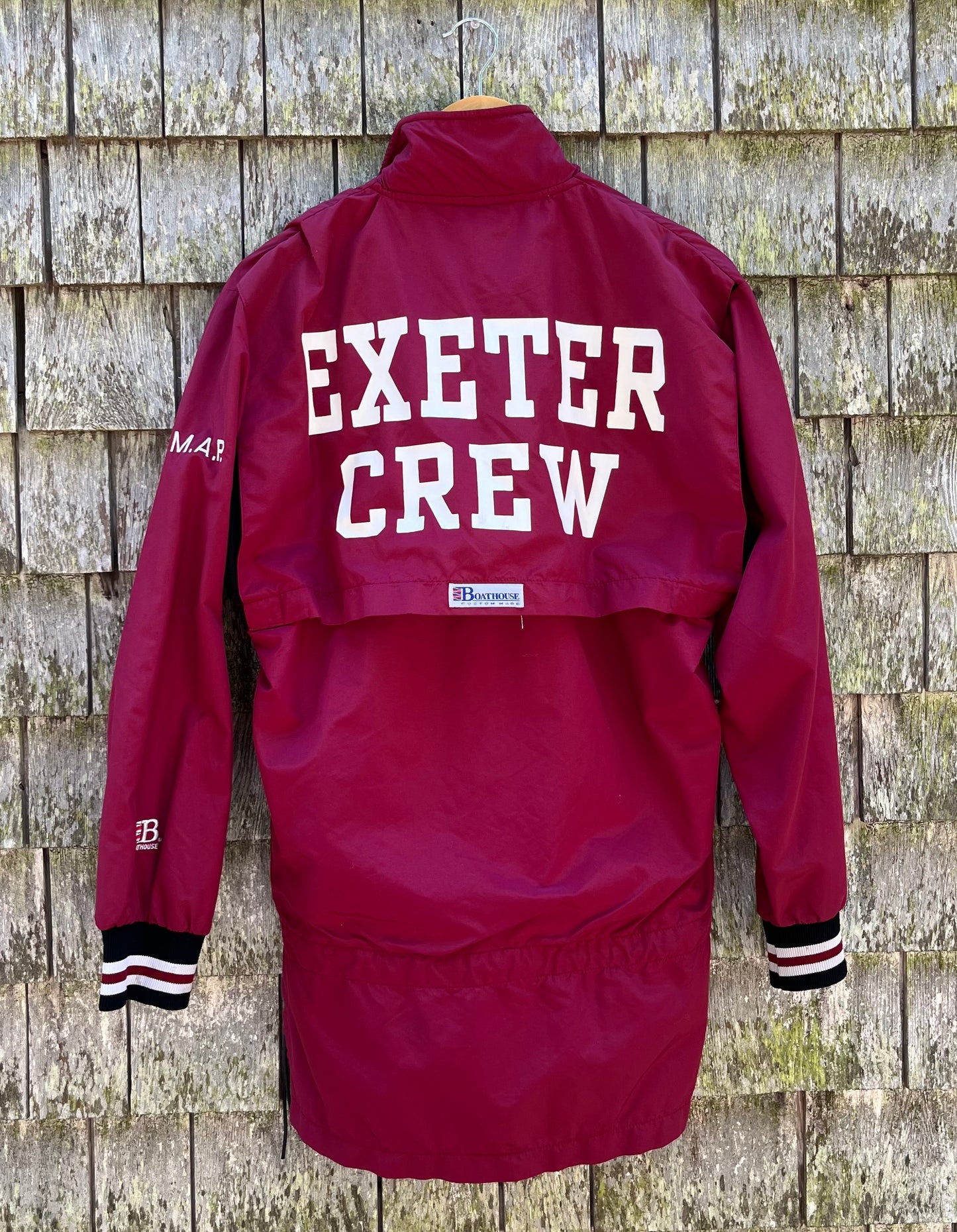 90s Boathouse Phillips Exeter Nylon Crew Jacket (S/M)