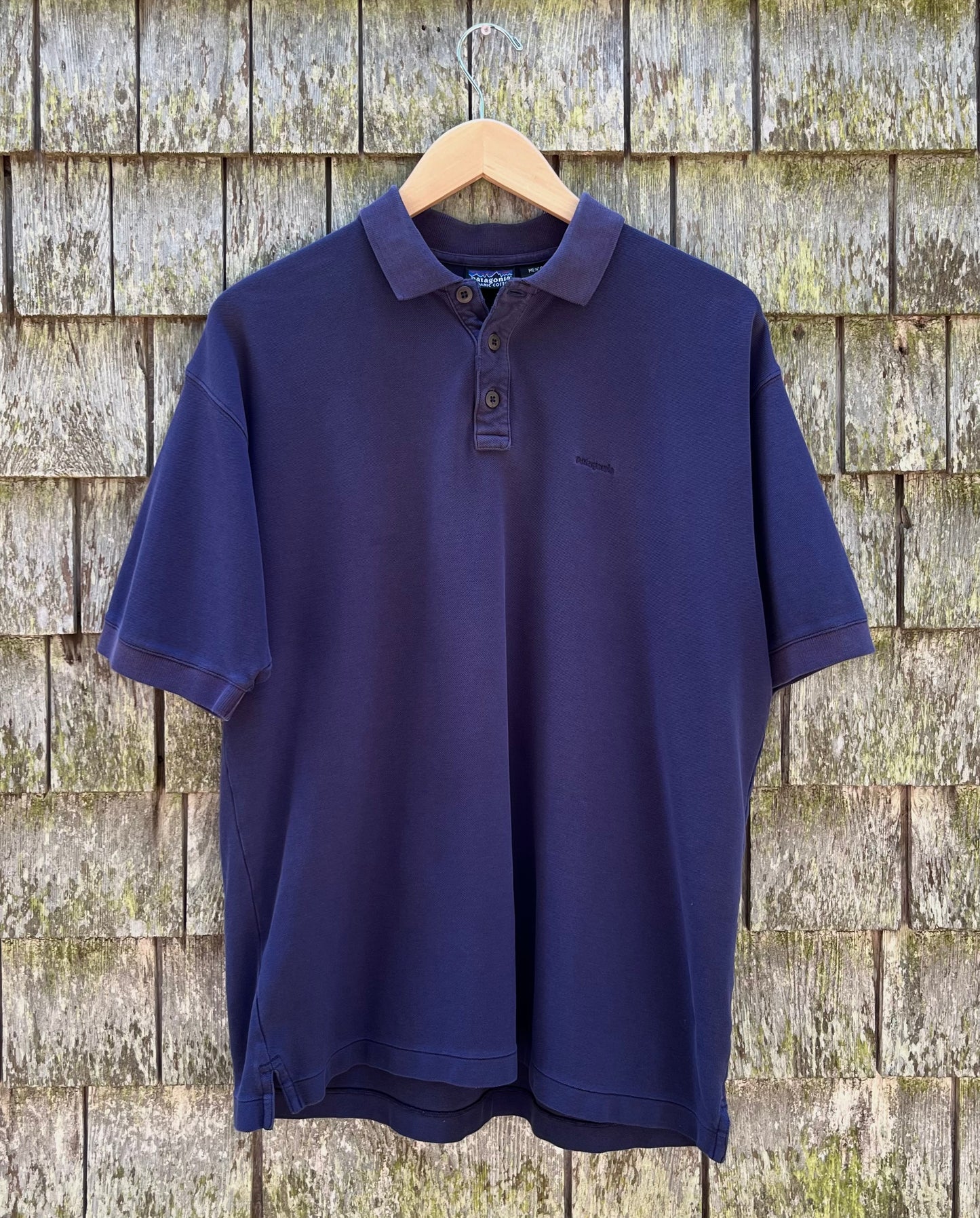 90s Patagonia Cotton Pique Polo Shirt (L)