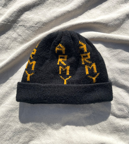 80s Homemade US Army Acrylic Beanie