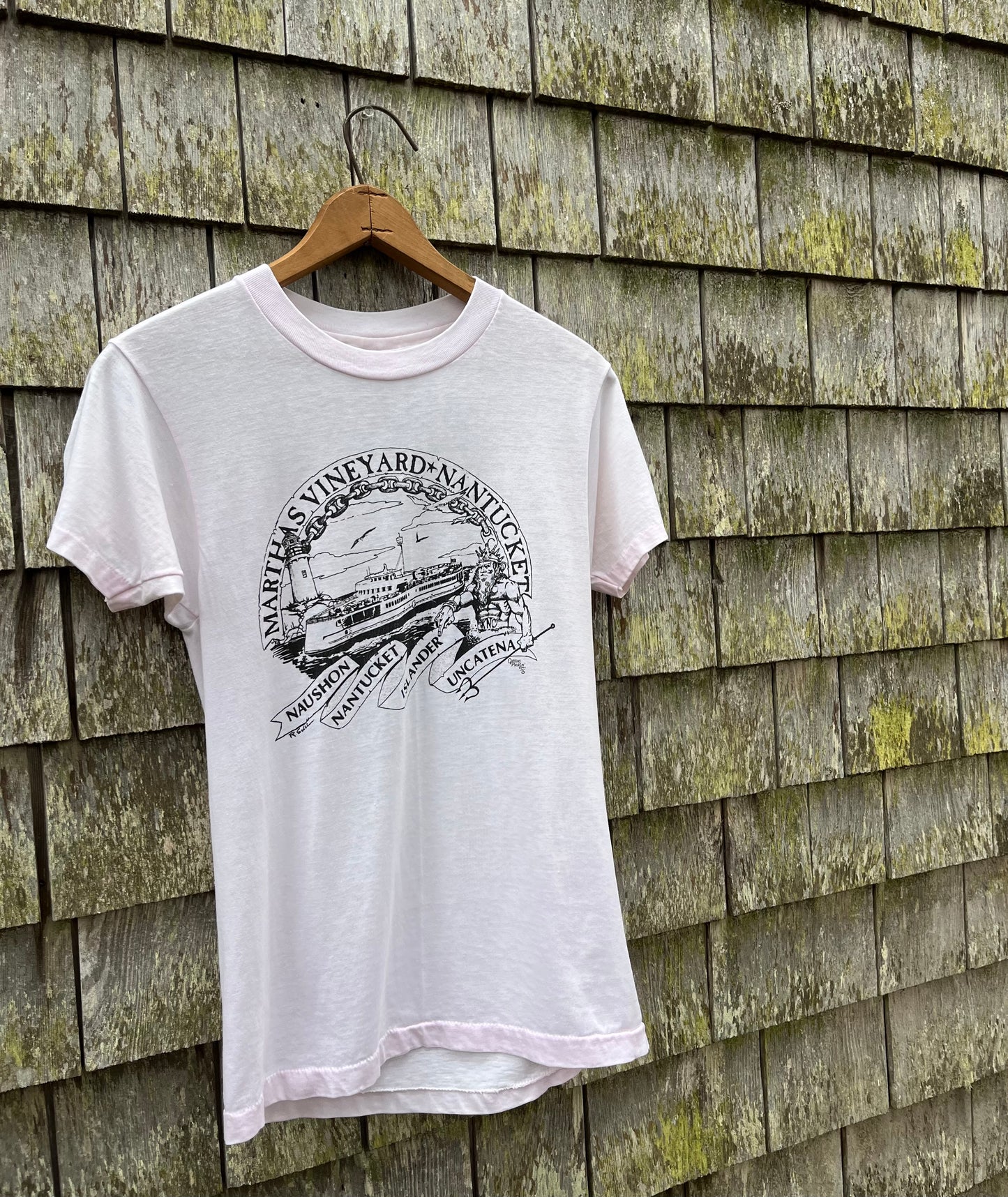 80s Nantucket Martha’s Vineyard Steamship Authority T-Shirt (XS)