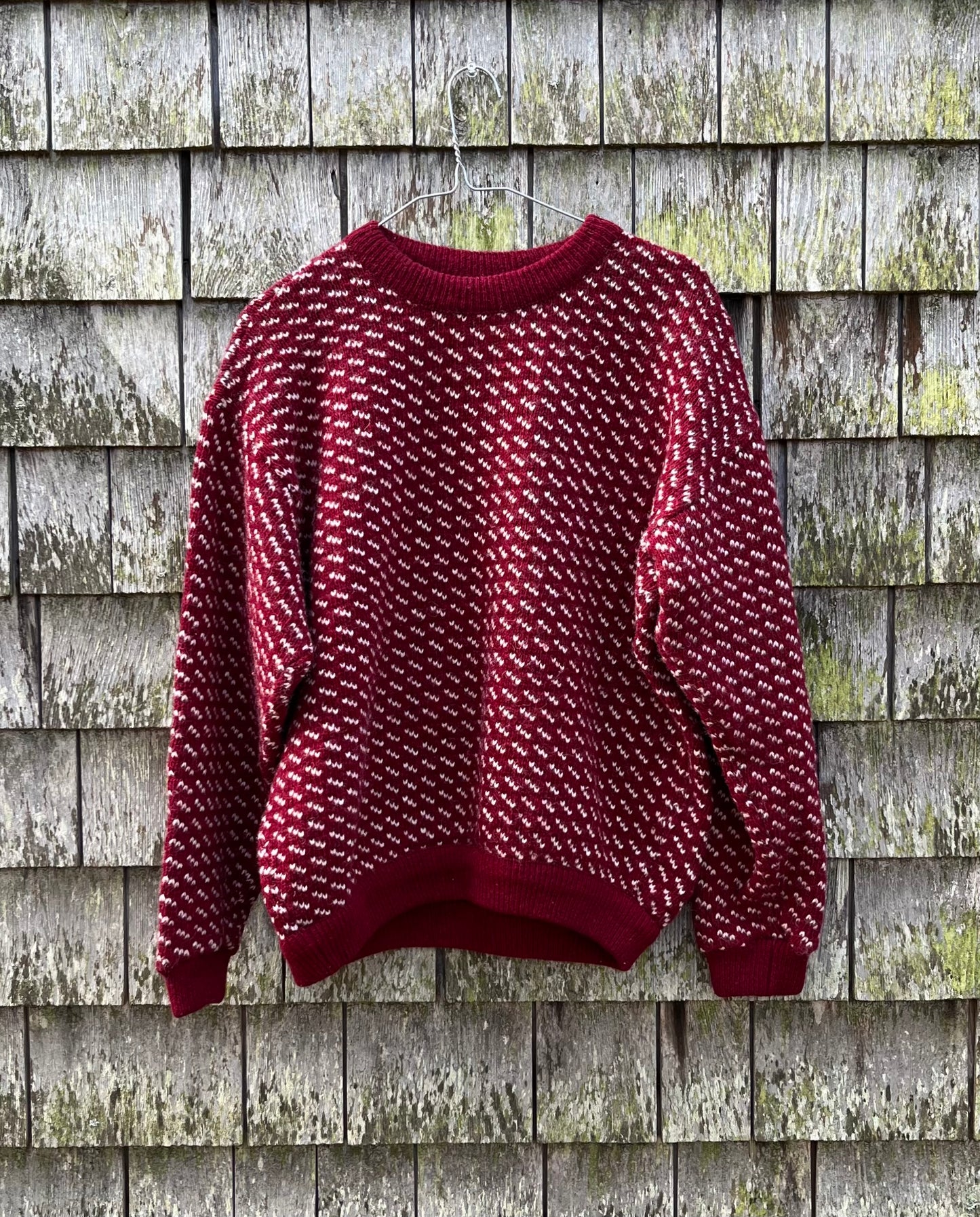 90s L.L. Bean Wool Birdseye Sweater (M/L)