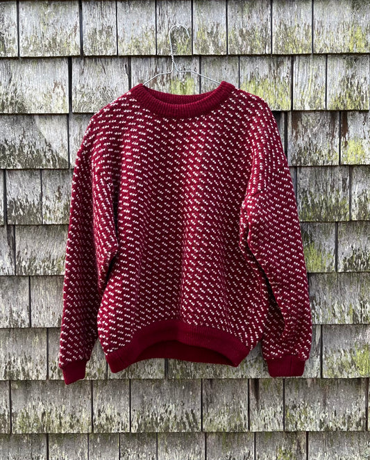 90s L.L. Bean Wool Birdseye Sweater (M/L)