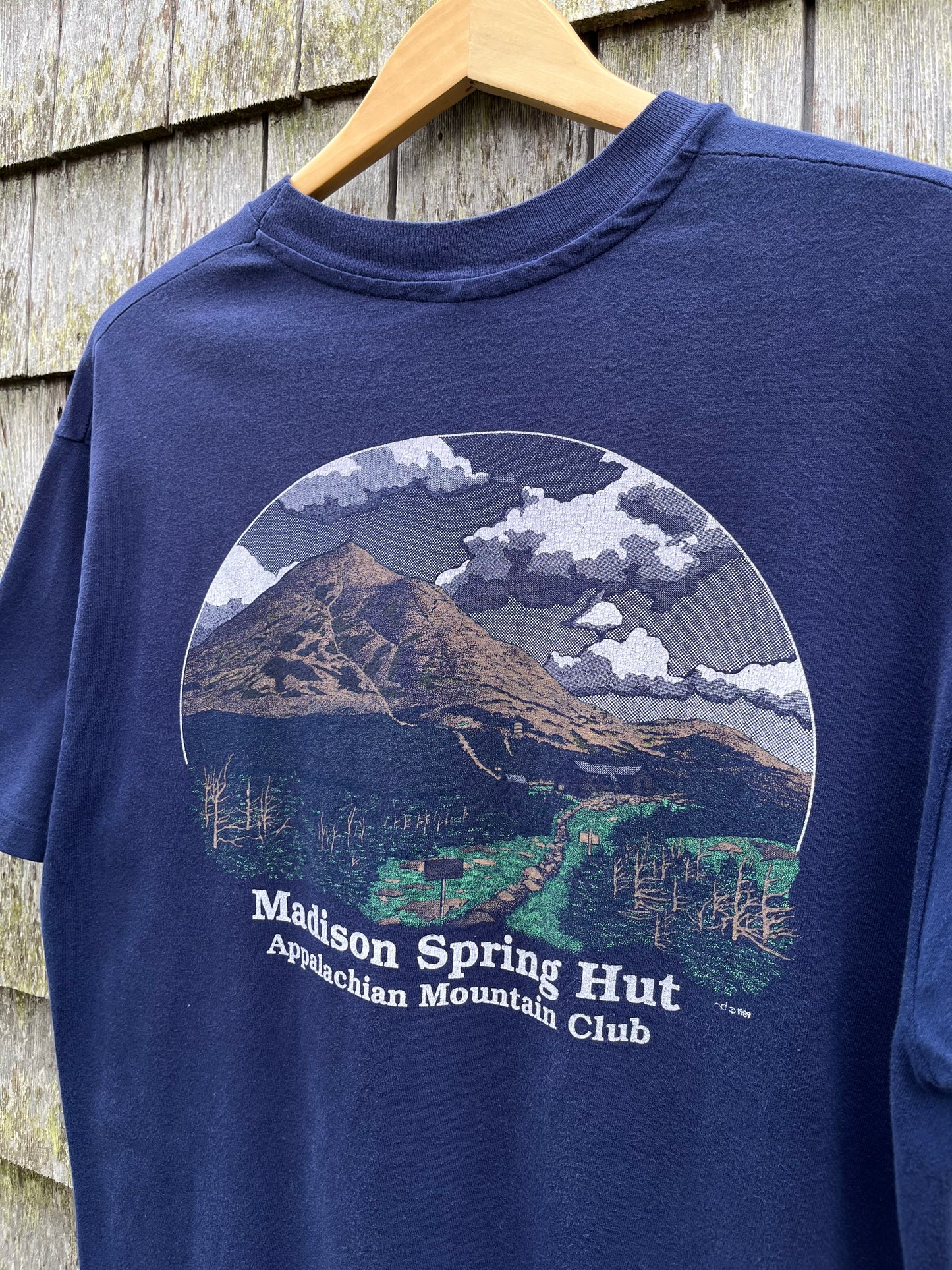 90s Appalachian Mountain Club Madison Spring Hut T-Shirt (L/XL)