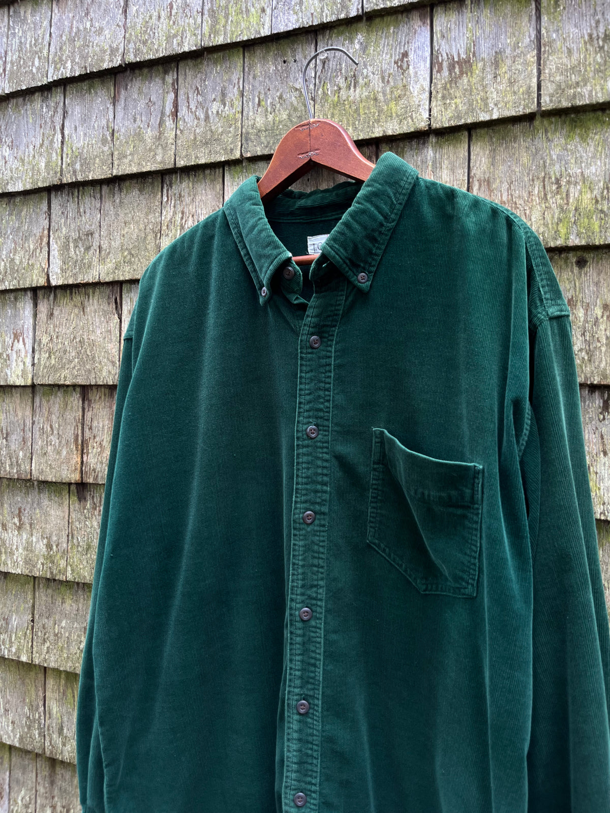 90s J.Crew Corduroy Button Down Shirt (XL)