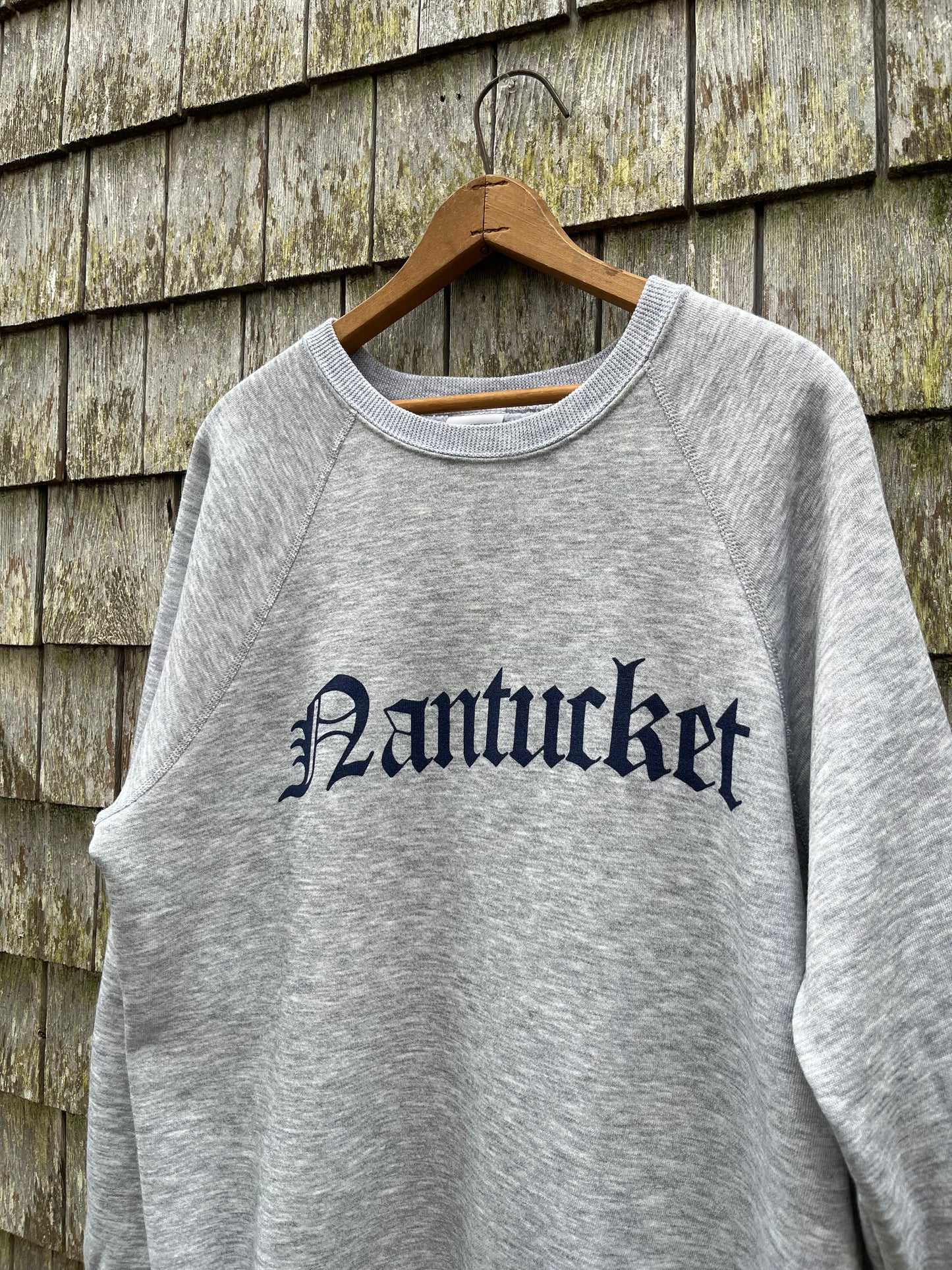 80s Nantucket Raglan Sleeve Crewneck Sweatshirt (L)