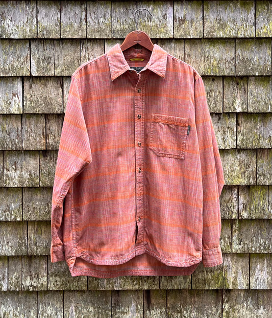 90s The Territory Ahead Ombré Print Corduroy Button Up Shirt (M/L)
