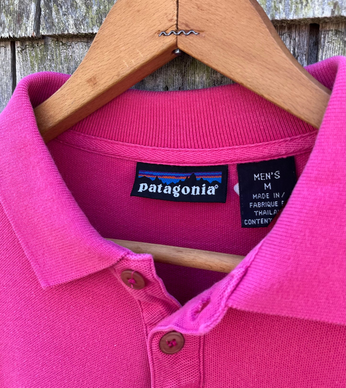 90s Patagonia Cotton Piqué Polo Shirt (M/L)
