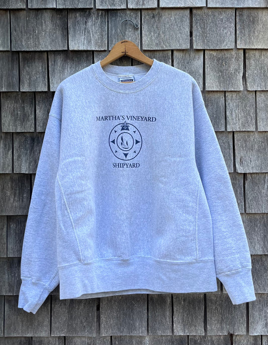 90s Martha’s Vineyard Shipyard Reverse Weave Sweatshirt (XL/XXL)