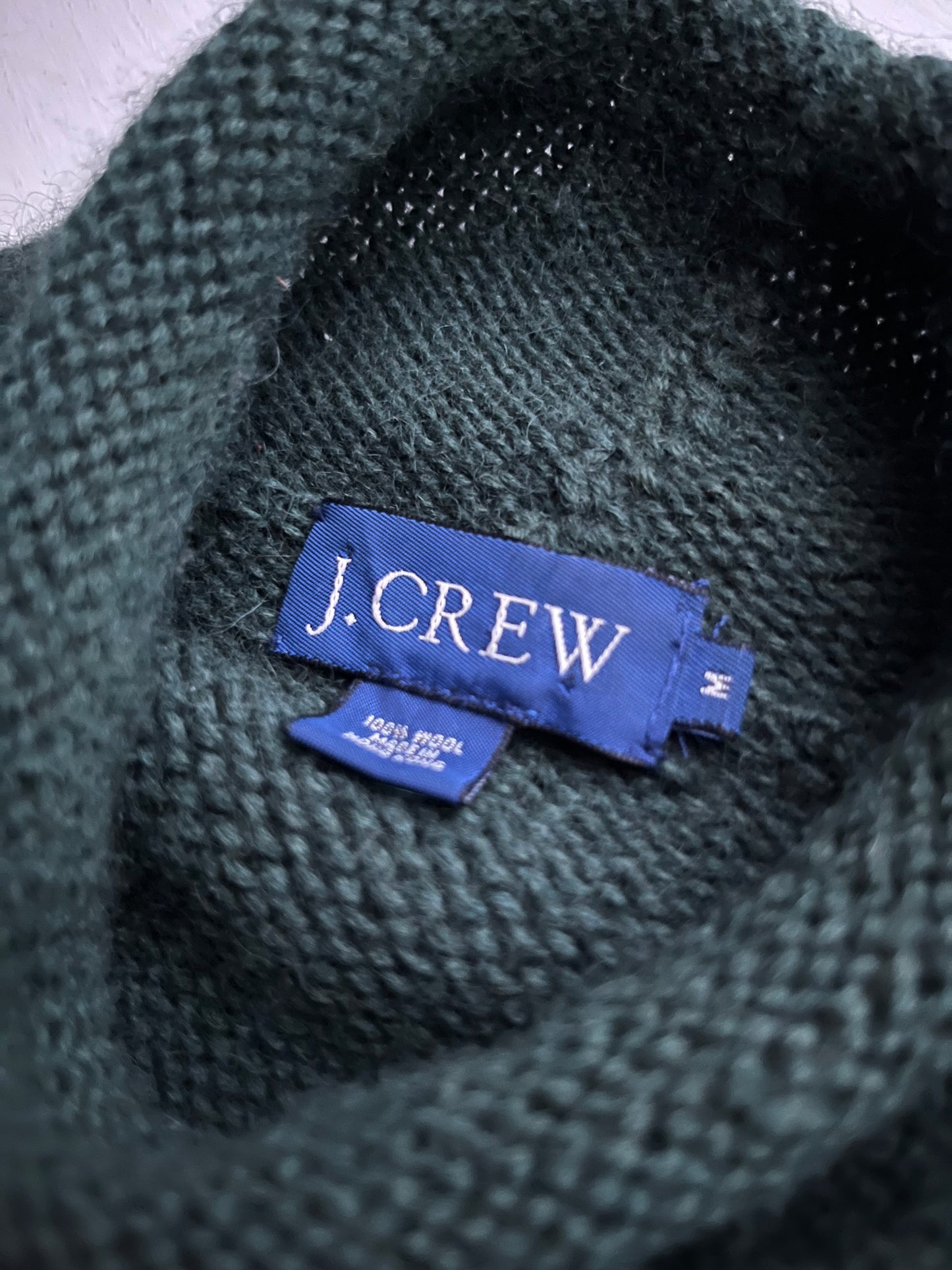 90s J. Crew Wool Knit Rollneck Sweater (L)