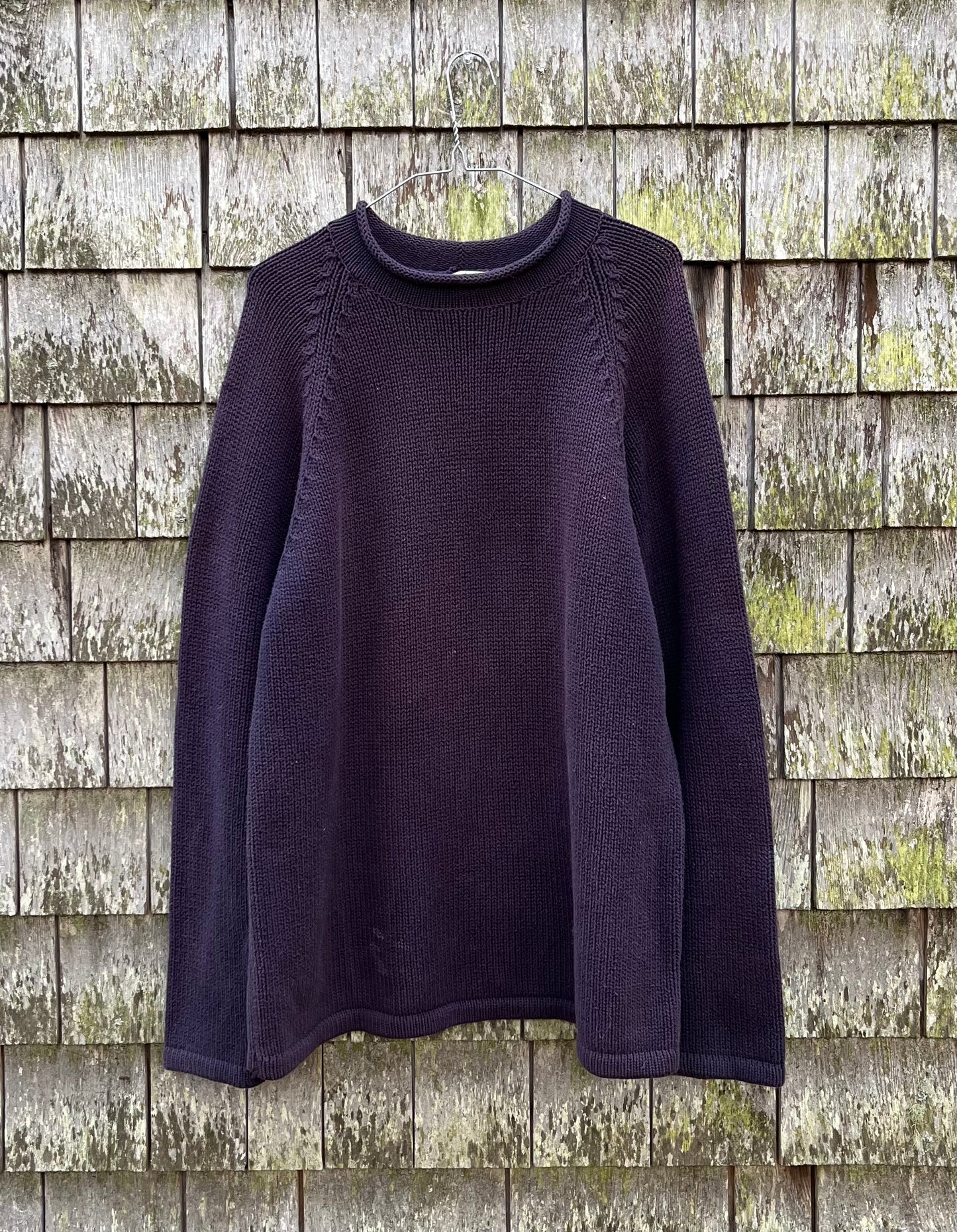 90s J.Crew Cotton Roll Neck Sweater (XL)