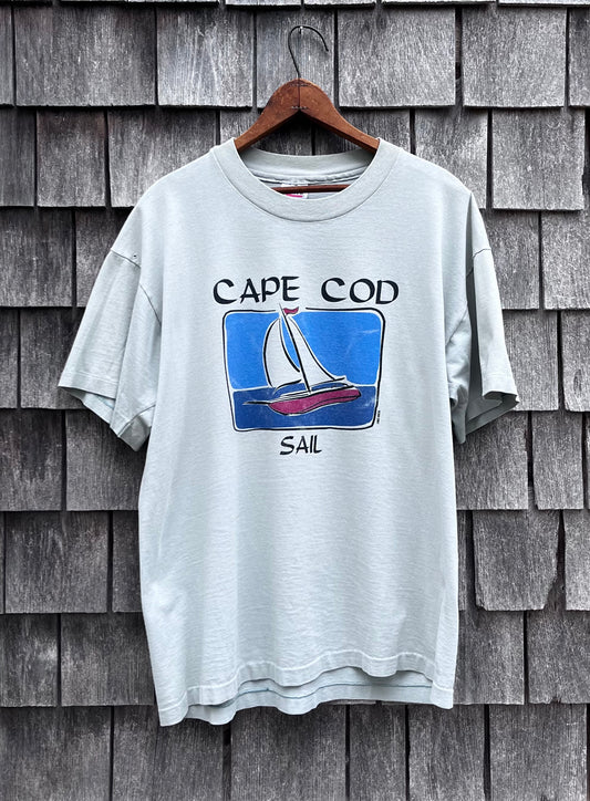 90s Cape Cod Sail T-Shirt (L)