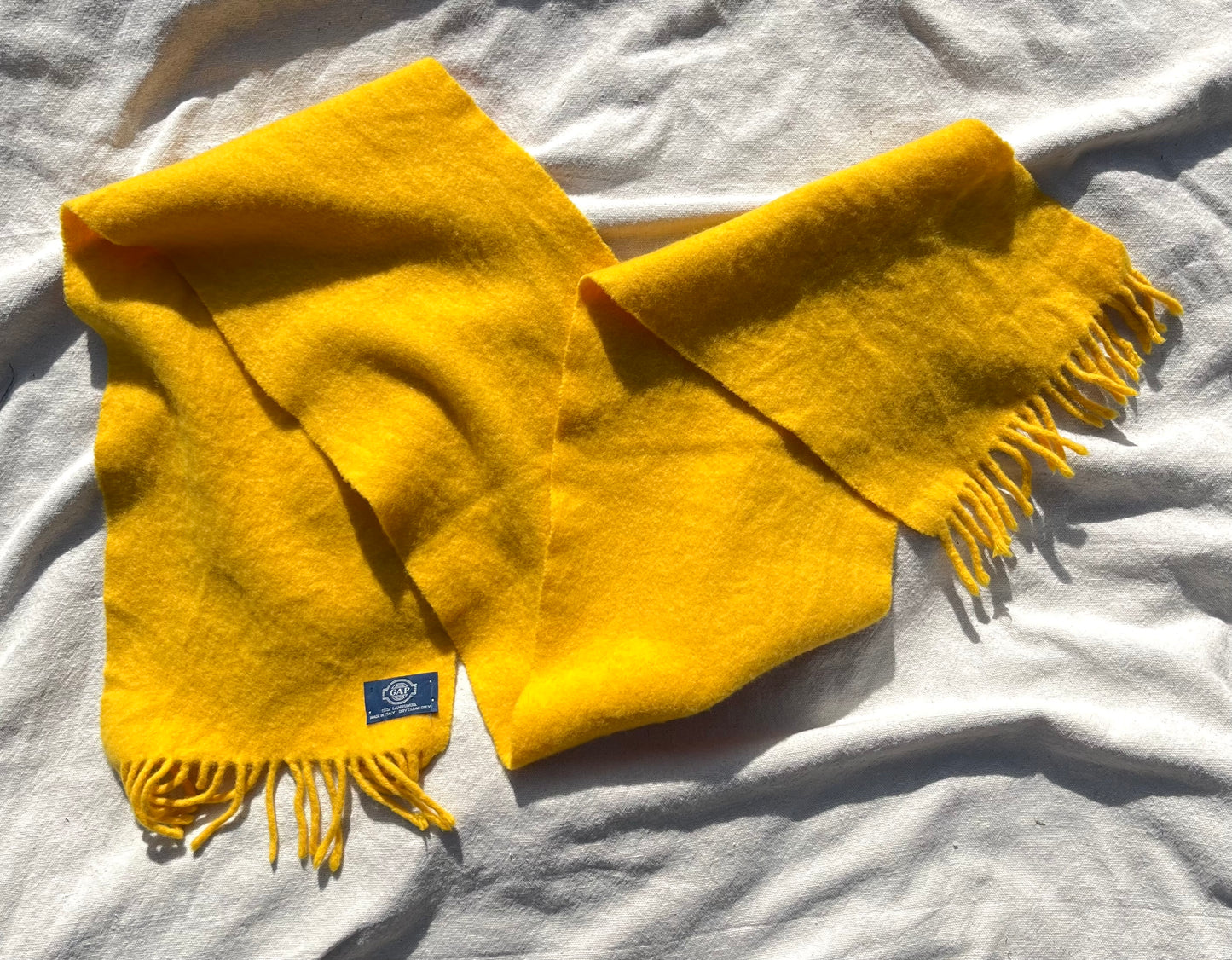 80s GAP Lambswool Scarf Made in Italy