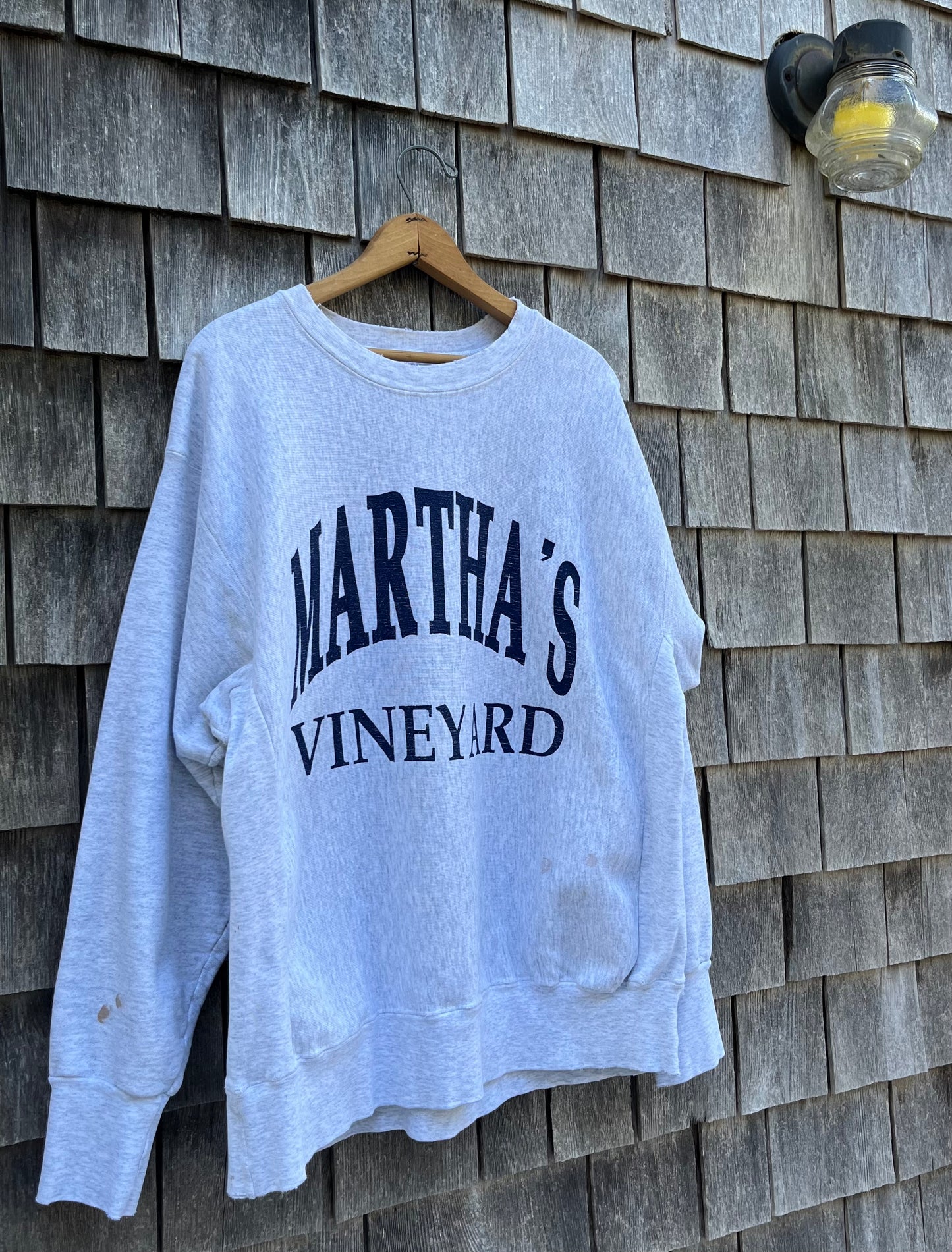 90s Martha’s Vineyard Reverse Weave Crewneck Sweatshirt (XL/XXL)