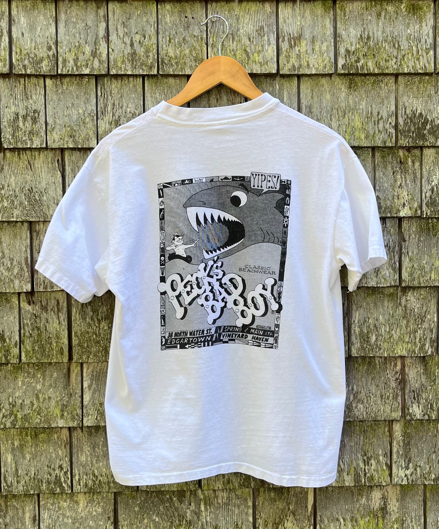 80s Peck’s Bad Boy Surf & Skate Shop Martha’s Vineyard T-Shirt (L)