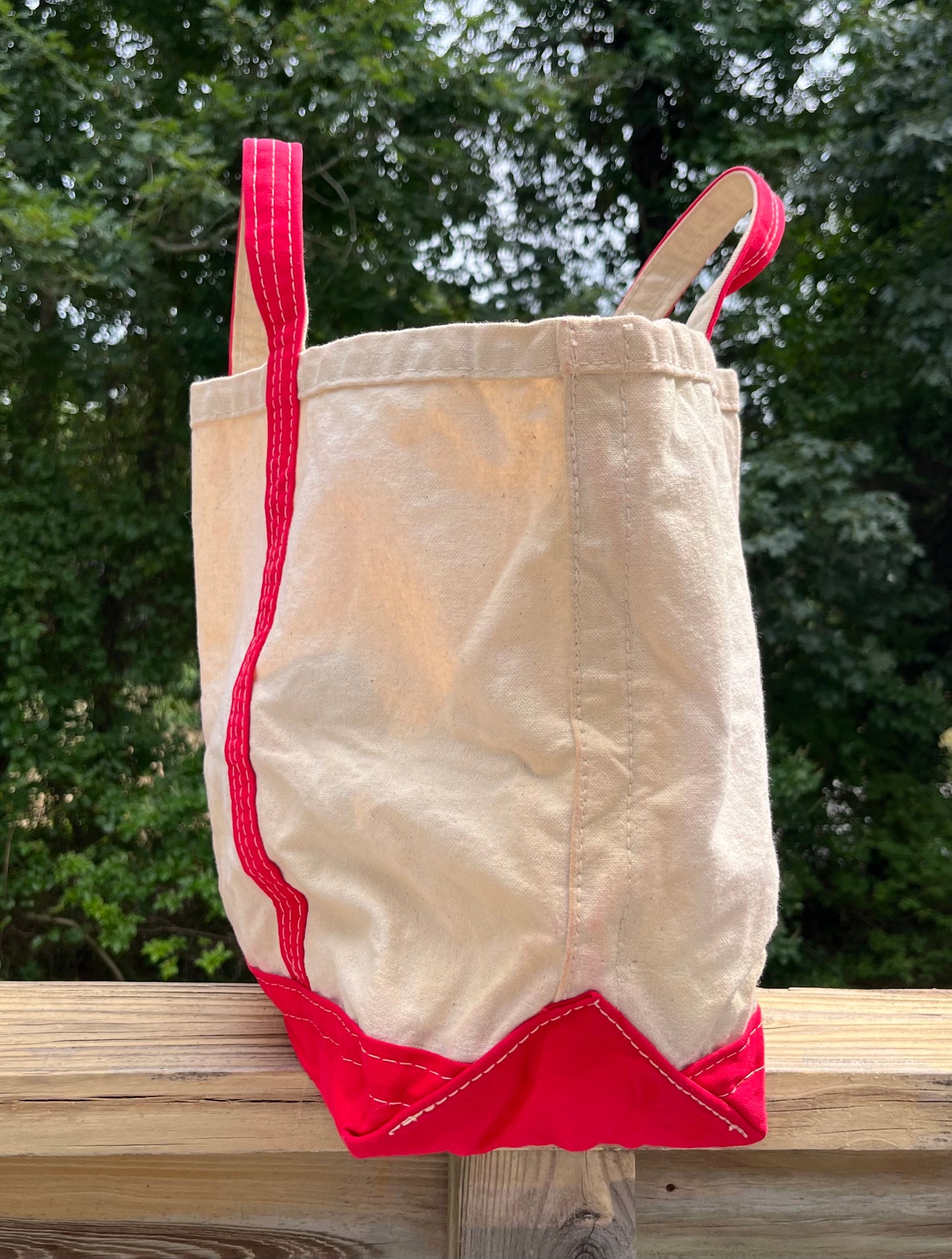 90s Nantucket Historical Society Centennial Celebration Canvas Tote Bag (19x13")