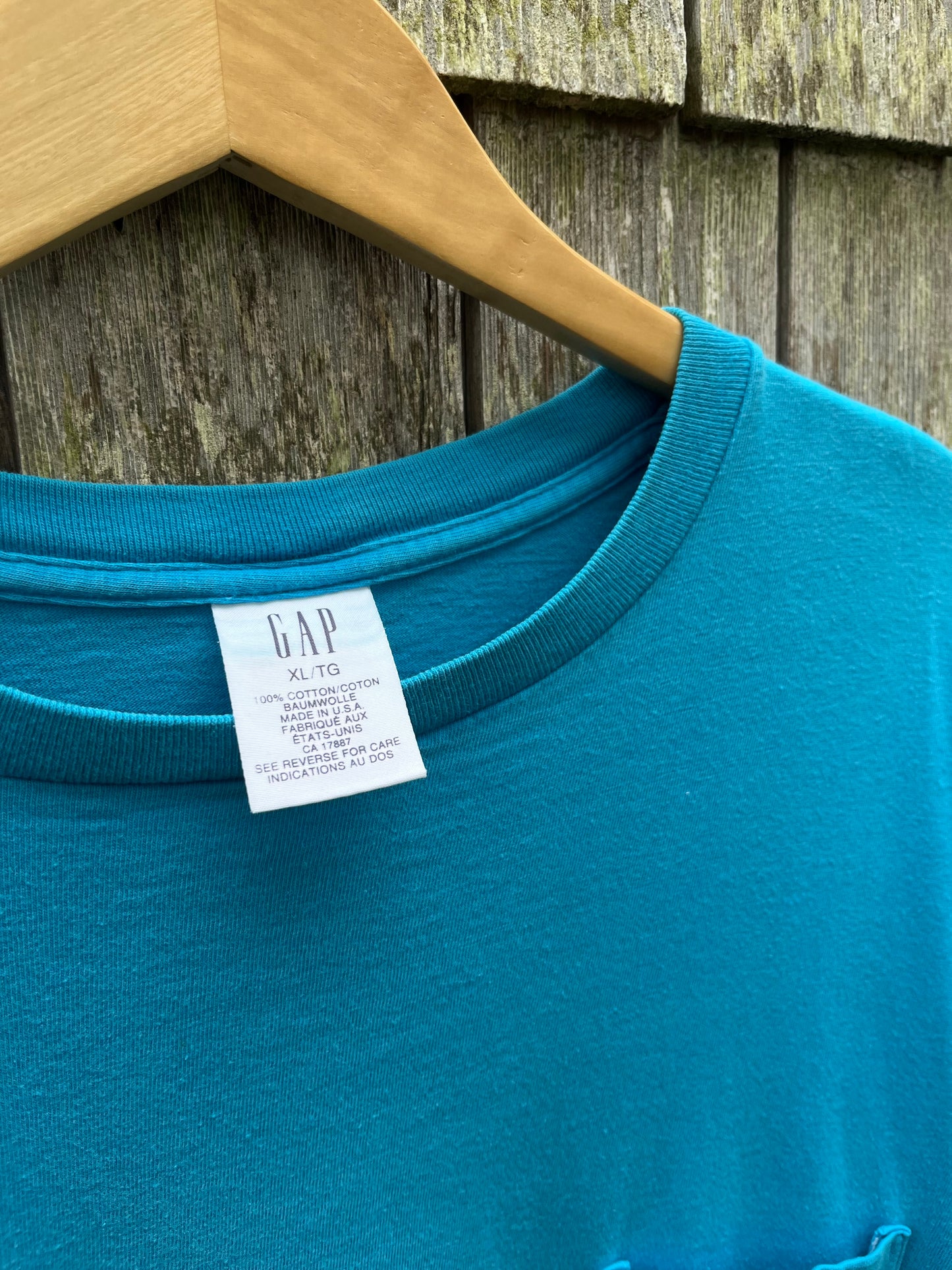 90s GAP Cotton Pocket T-Shirt (XL)