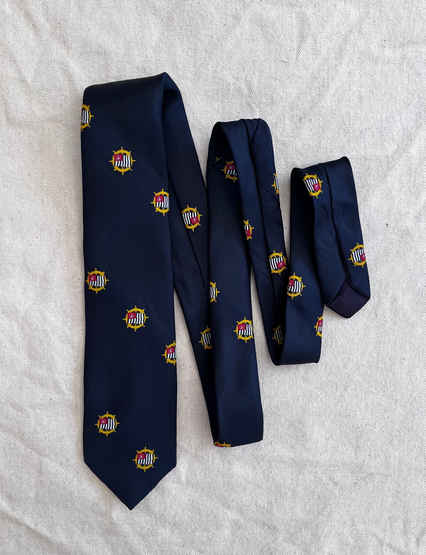 80s United Power Squadrons Club Pattern Necktie