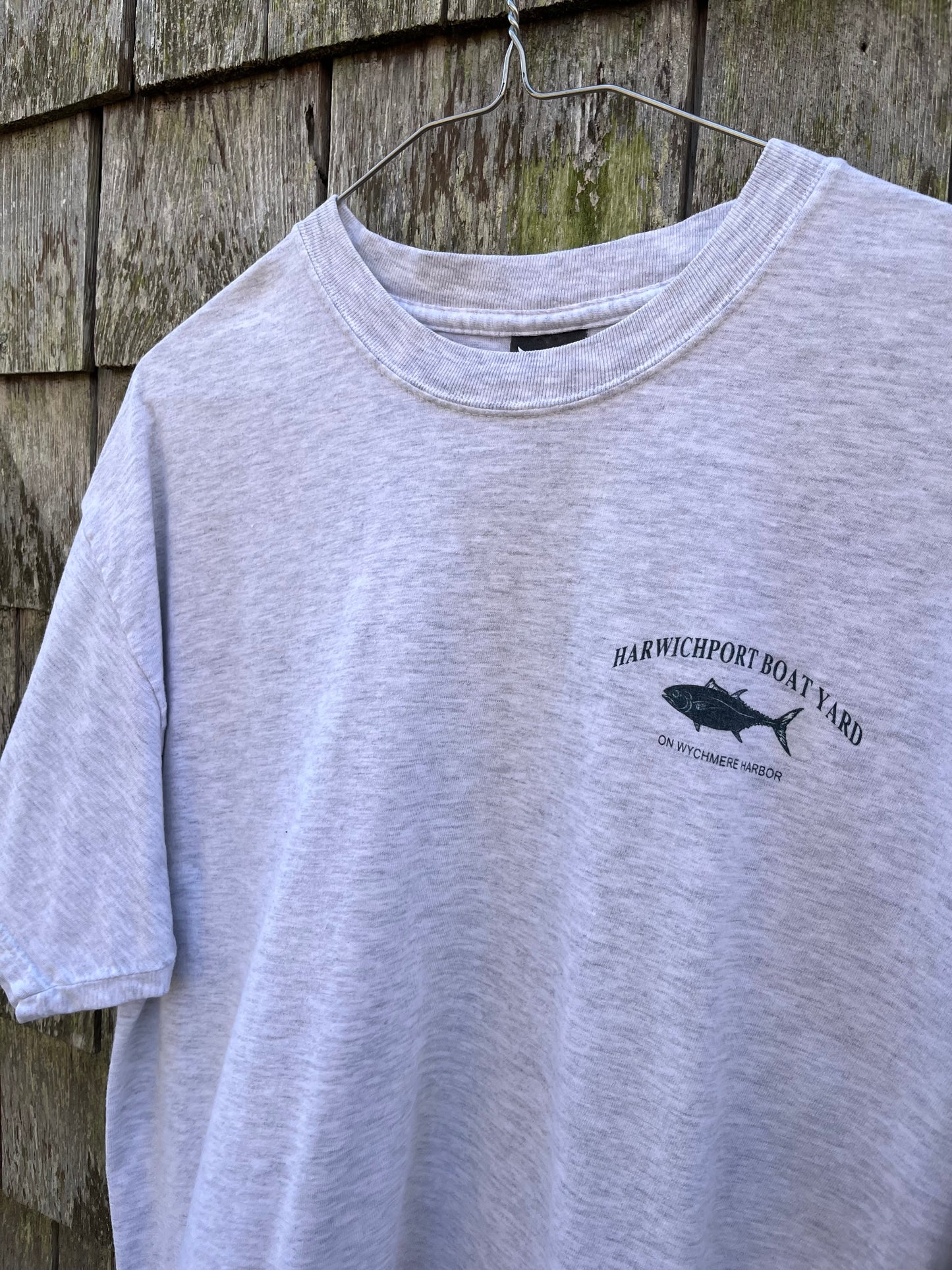 00s Harwichport Boatyard Wychmere Harbor T-Shirt (M)